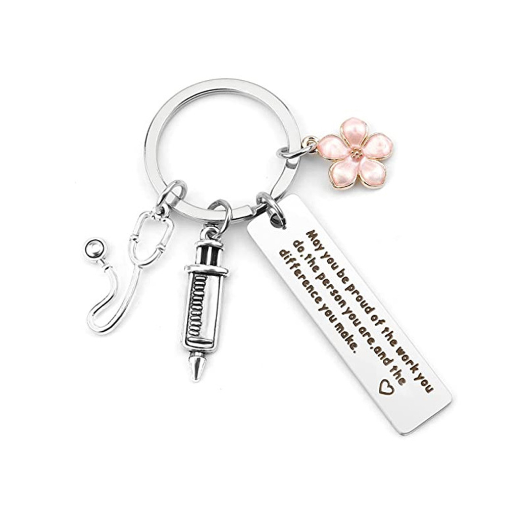 1 1/4 " Nurse Student Gift Keychain 5