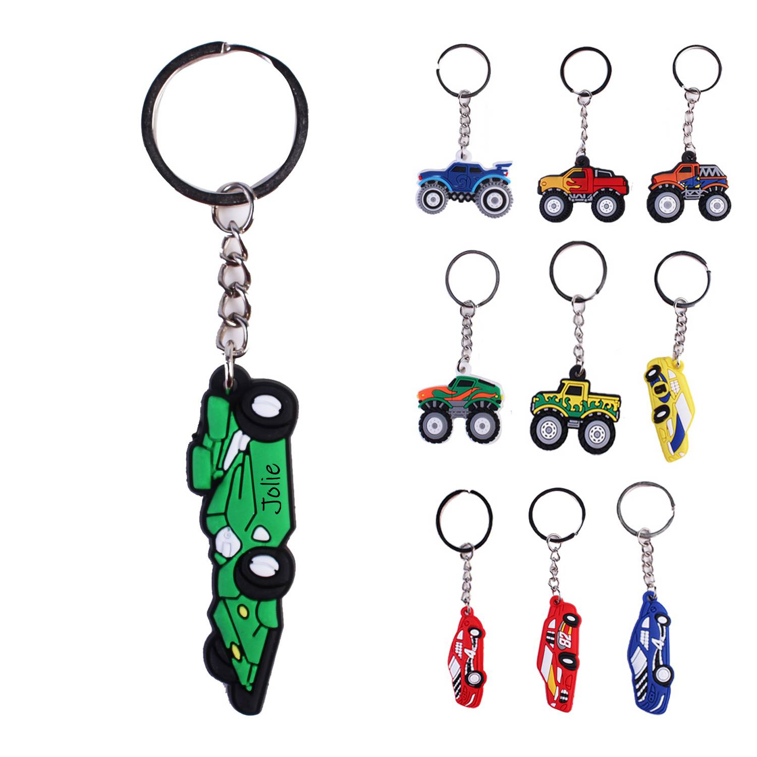 Race car keychain 2