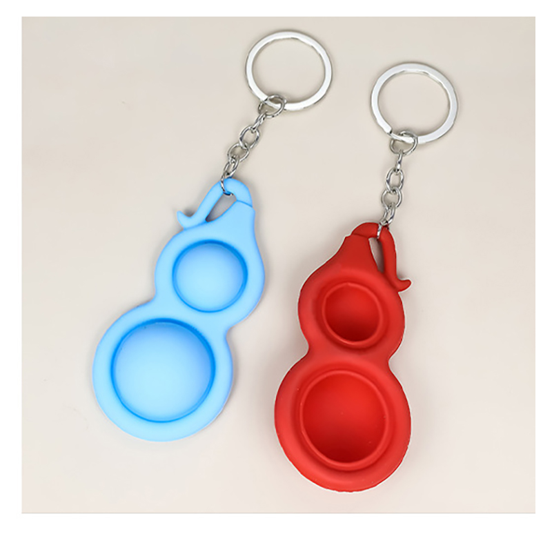 Mini Push Bubble Sensory Fidget Keychain 12