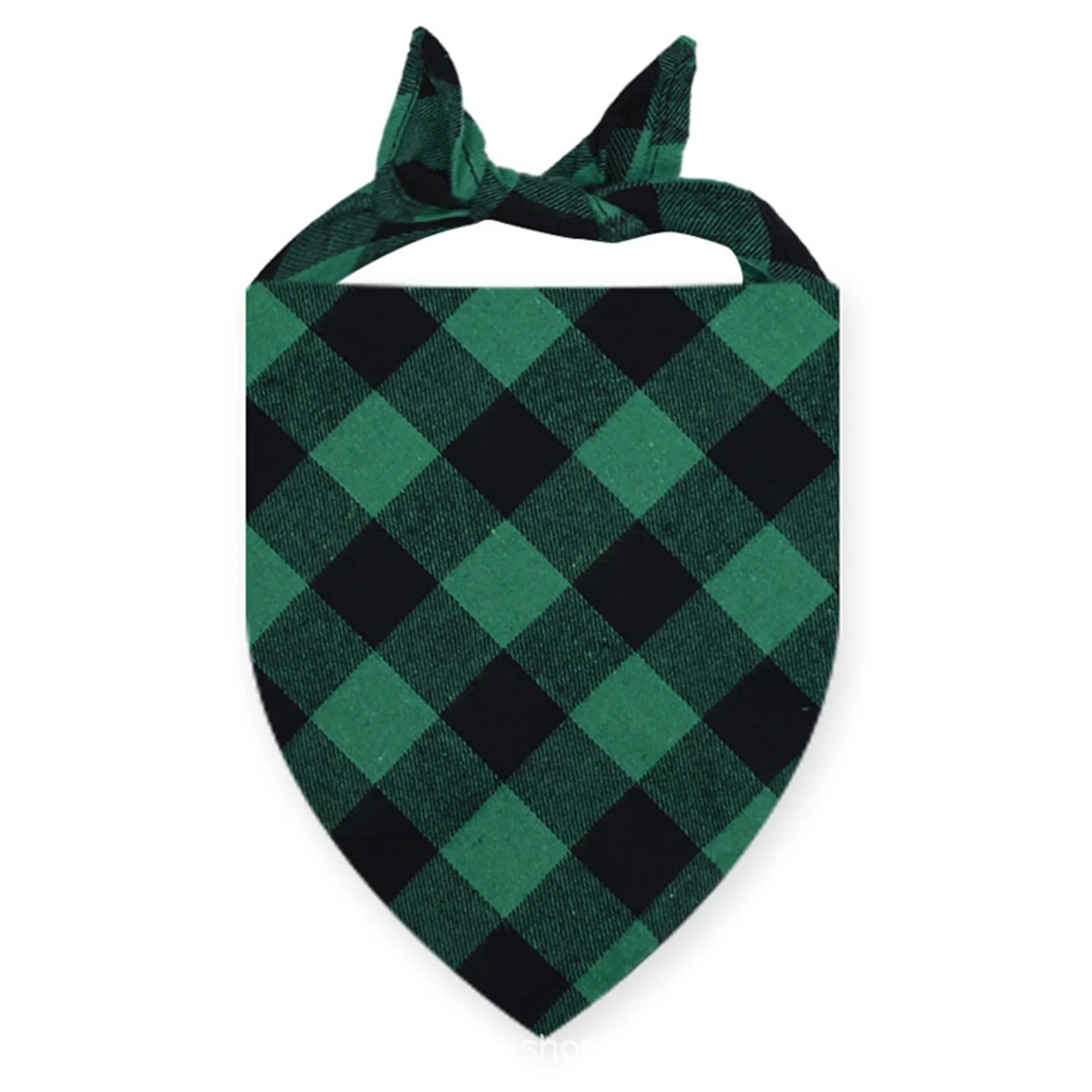 Pet Triangle Classic Plaid Scarves Dog Bandana 2