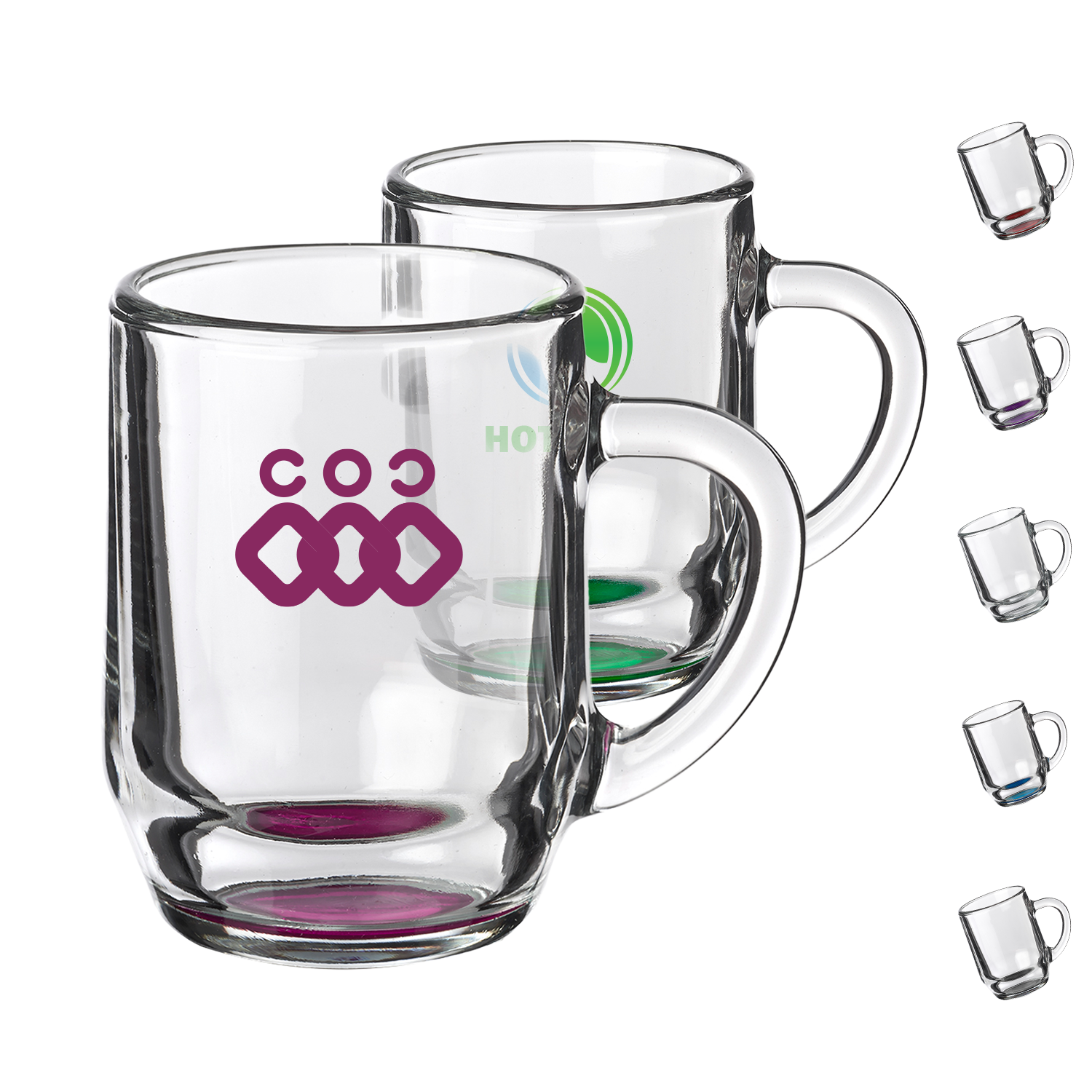 10 oz. Libbey Glass Mugs 2