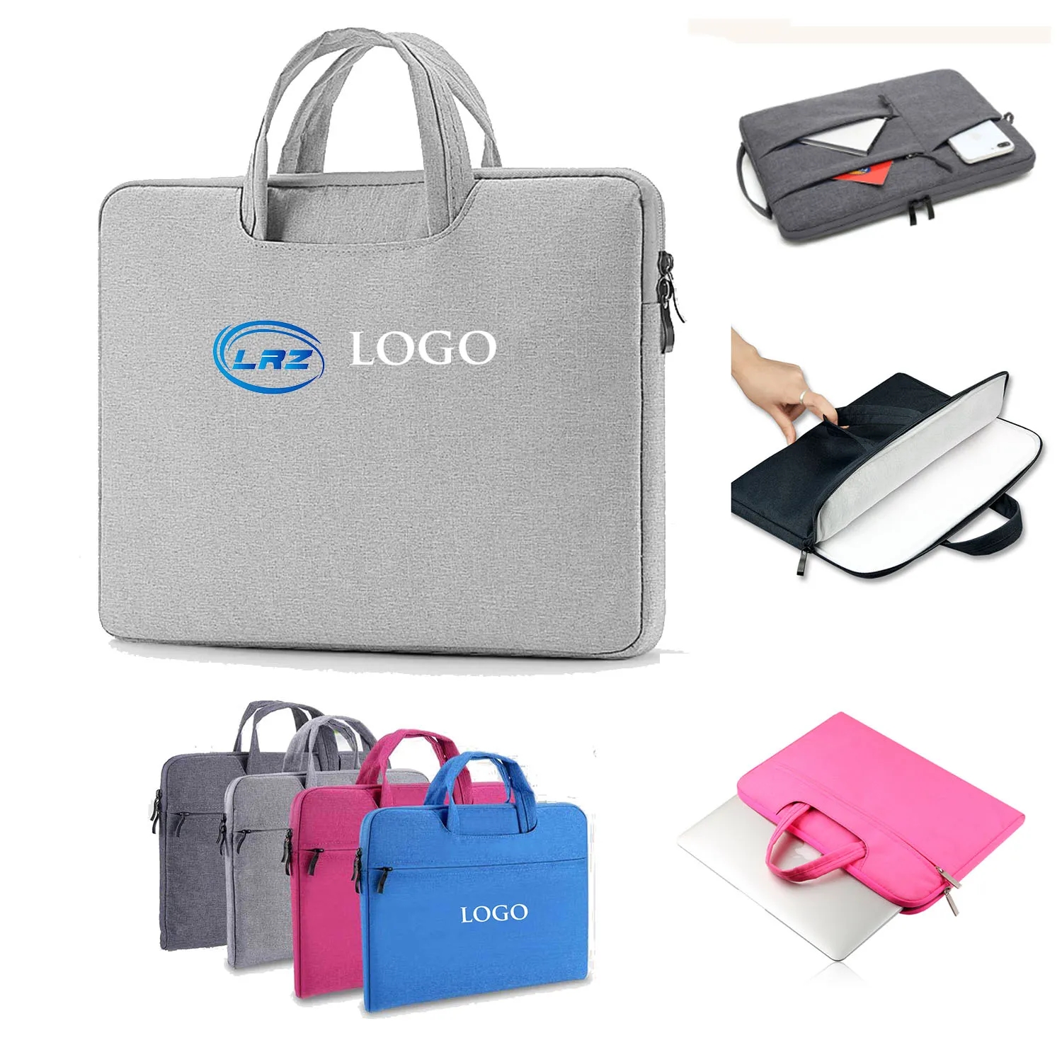 Laptop Sleeve Case Water-Resistant Protective Fabric 1