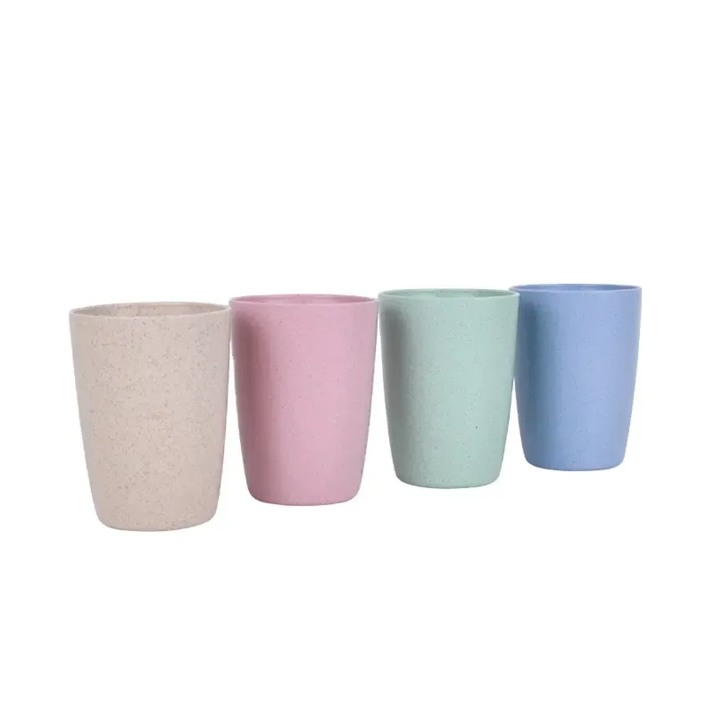 Wheat straw mouthwash cup home hotel 4