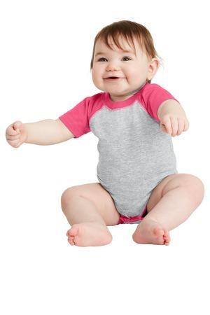 Rabbit Skins Infant Baseball Fine Jersey Bodysuit. RS4430 22