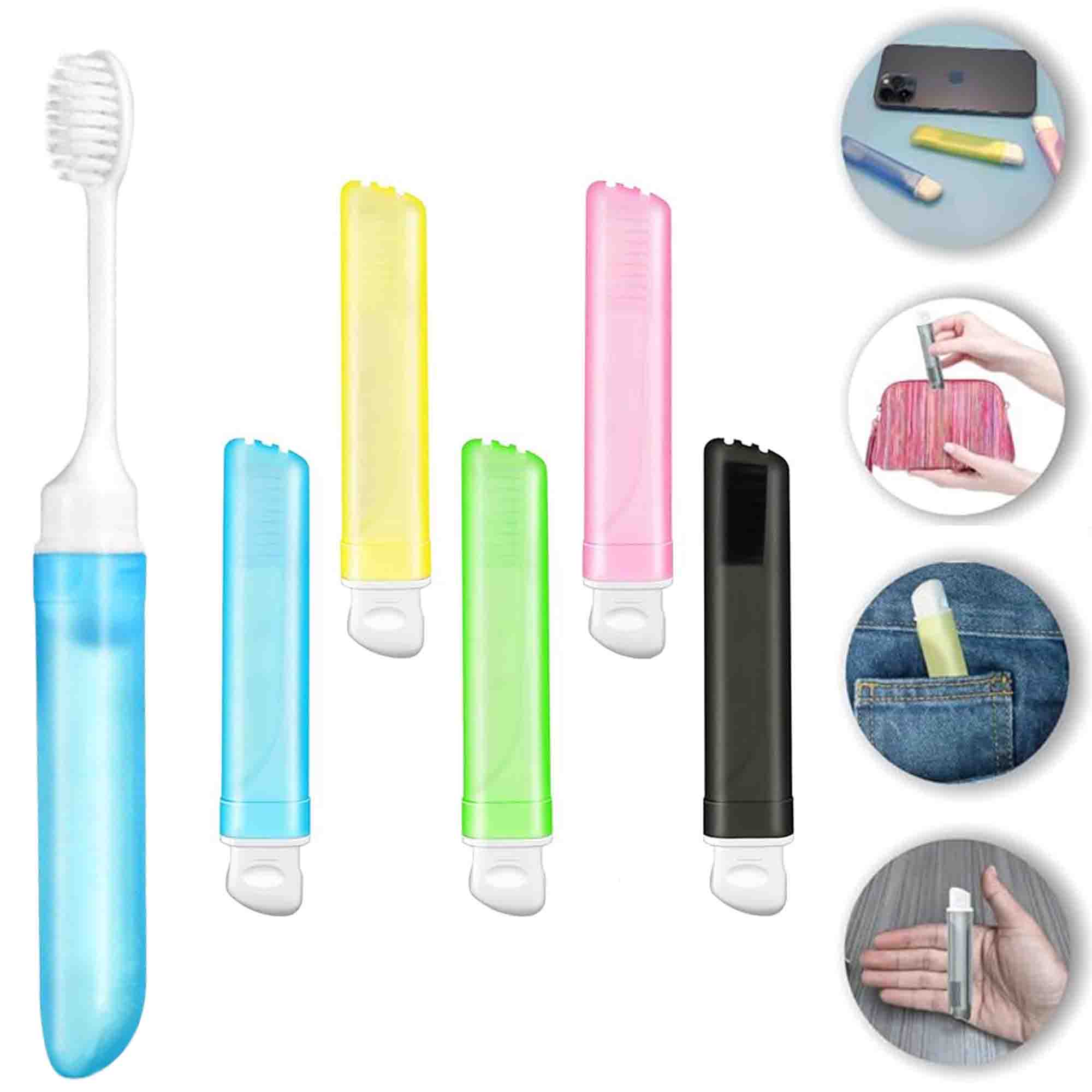 Travel Toothbrush In Folding Case 1
