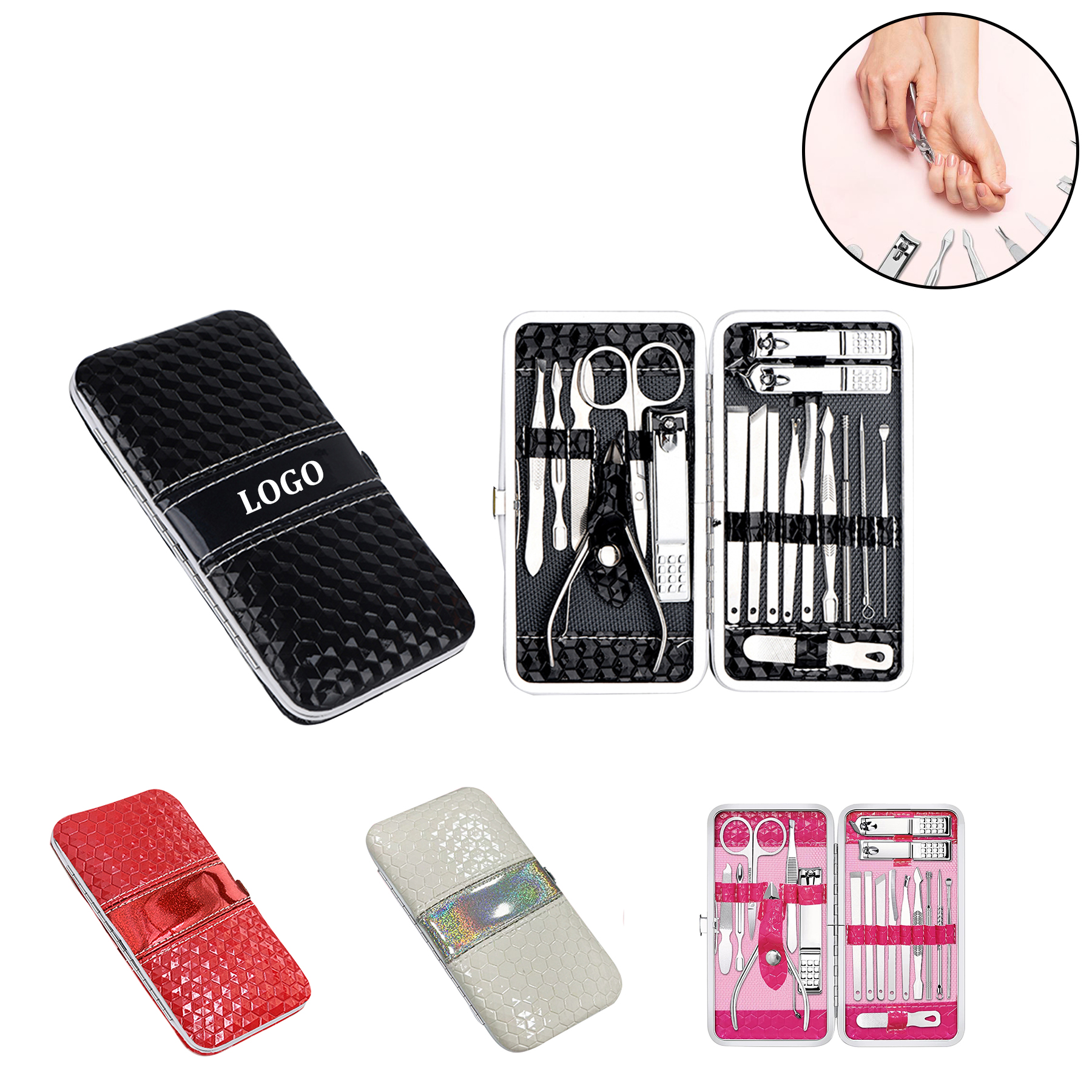Pedicure Set Professional Nail Clippers Set 5