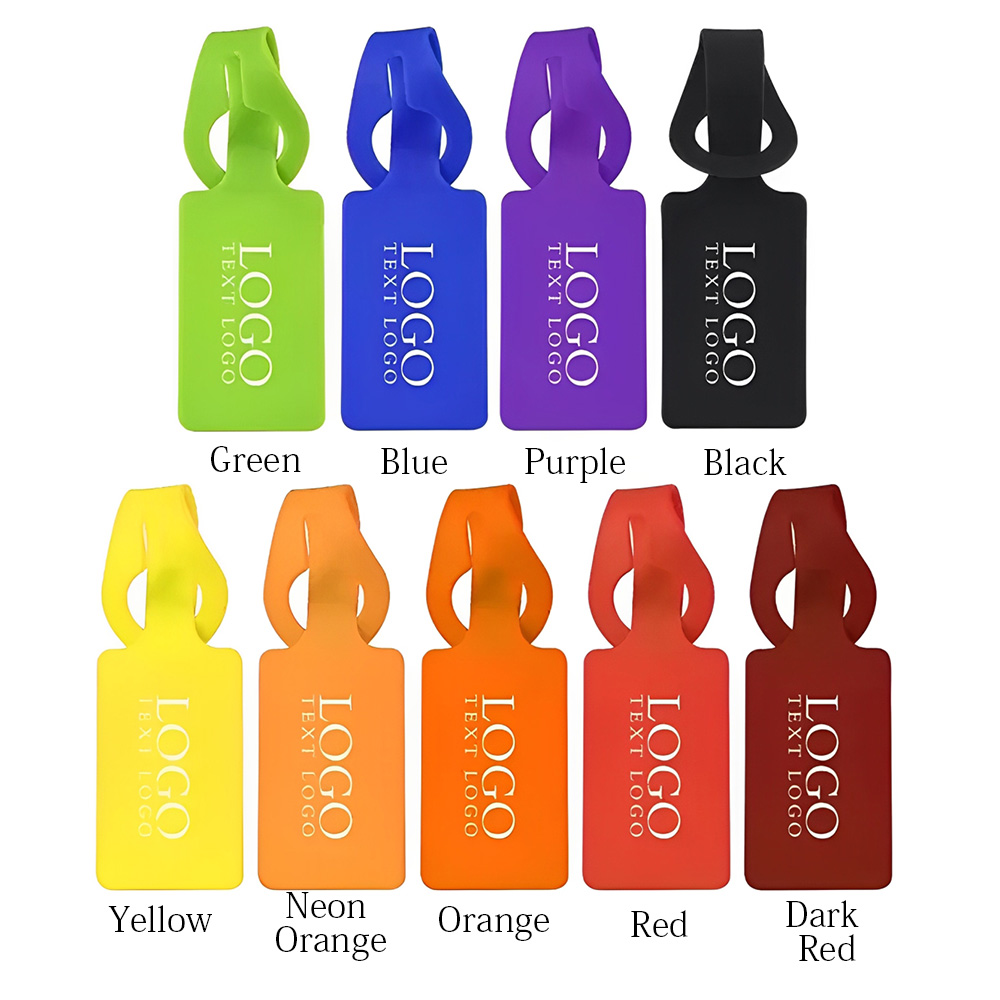 Rectangular Silicone Luggage Tag 11