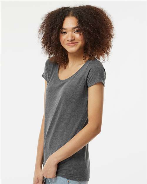 Women's Poly-Rich Scoop Neck T-Shirt - 243 38