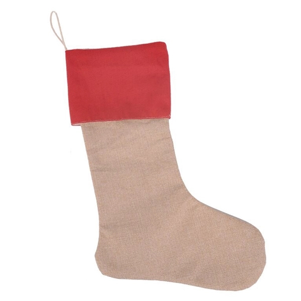 Canvas Christmas Stocking Bag 2