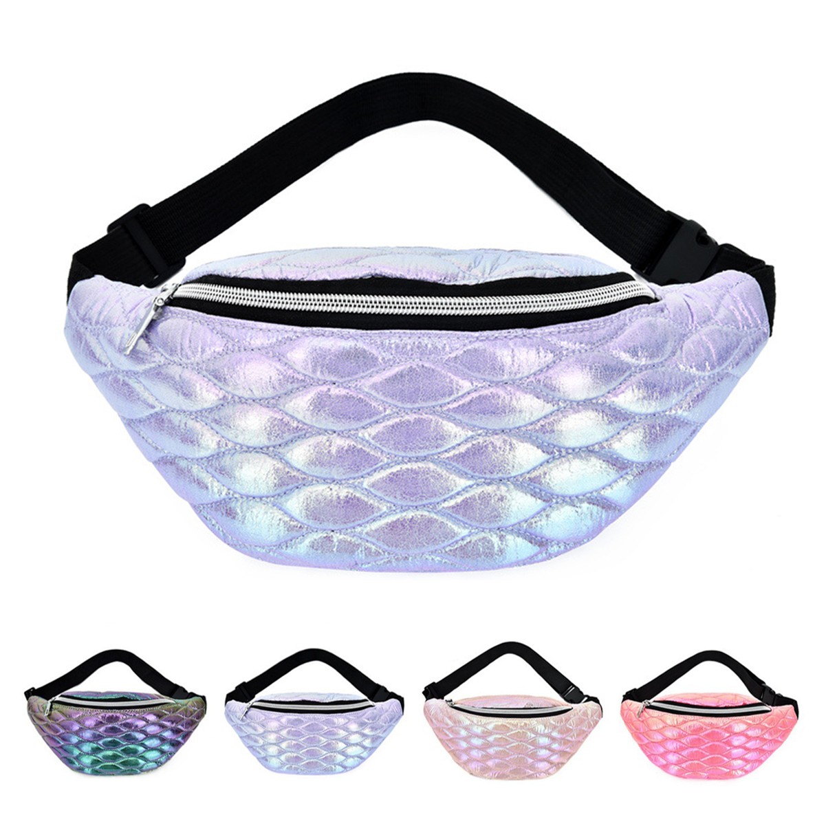 Holographic Fish Fanny Pack 1