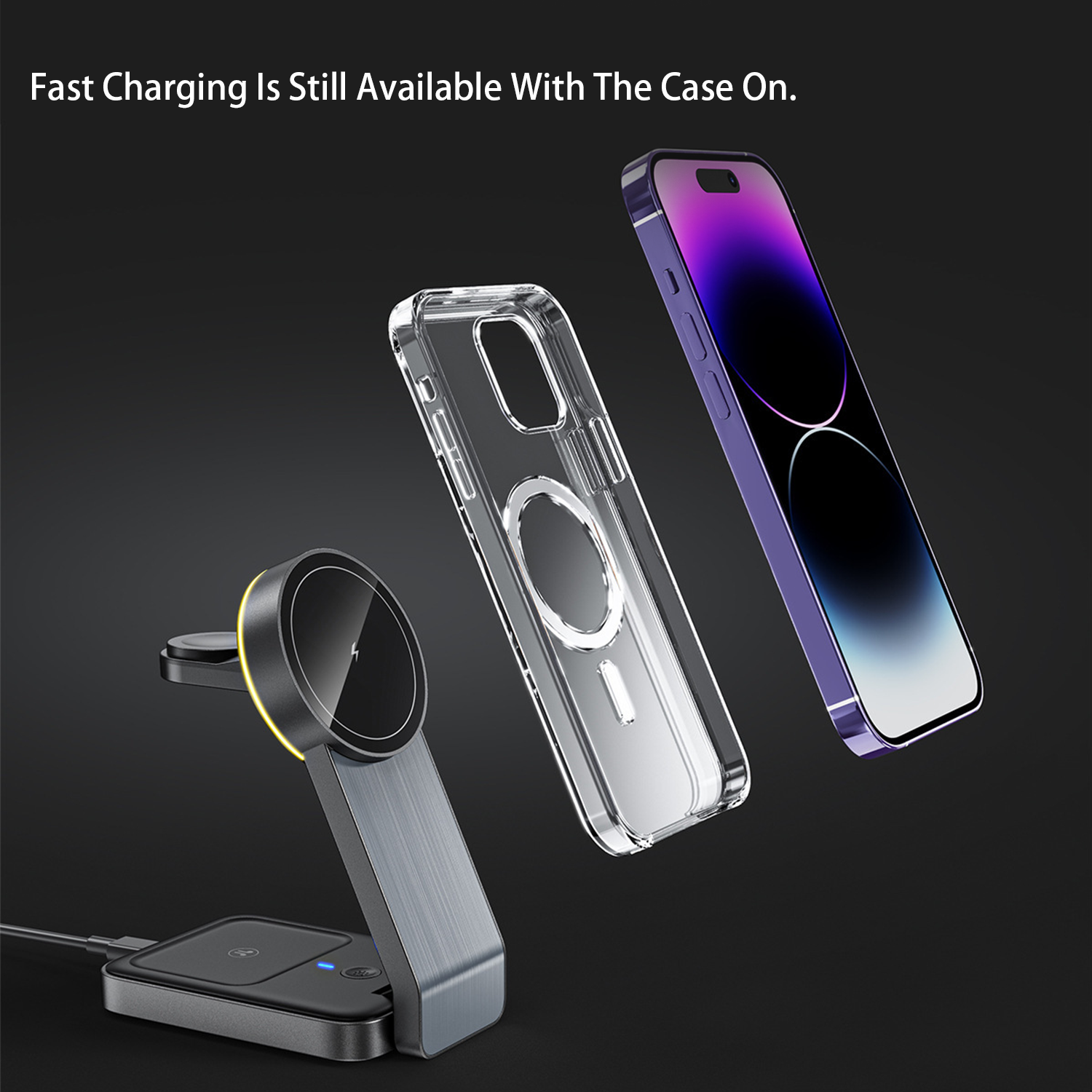 3 in 1 Foldable Magnetic Wireless Charger 6