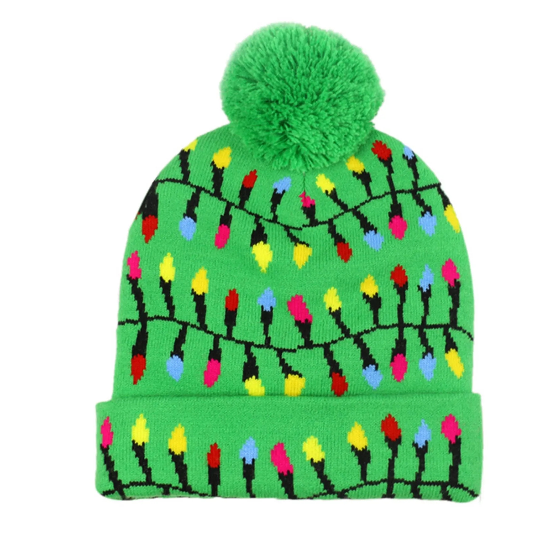LED Christmas Knitted Hat 12