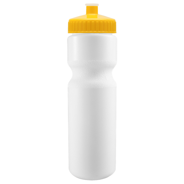 Cyclo-Cross 28oz Bike Bottle - White w/Push-Pull Lid 62