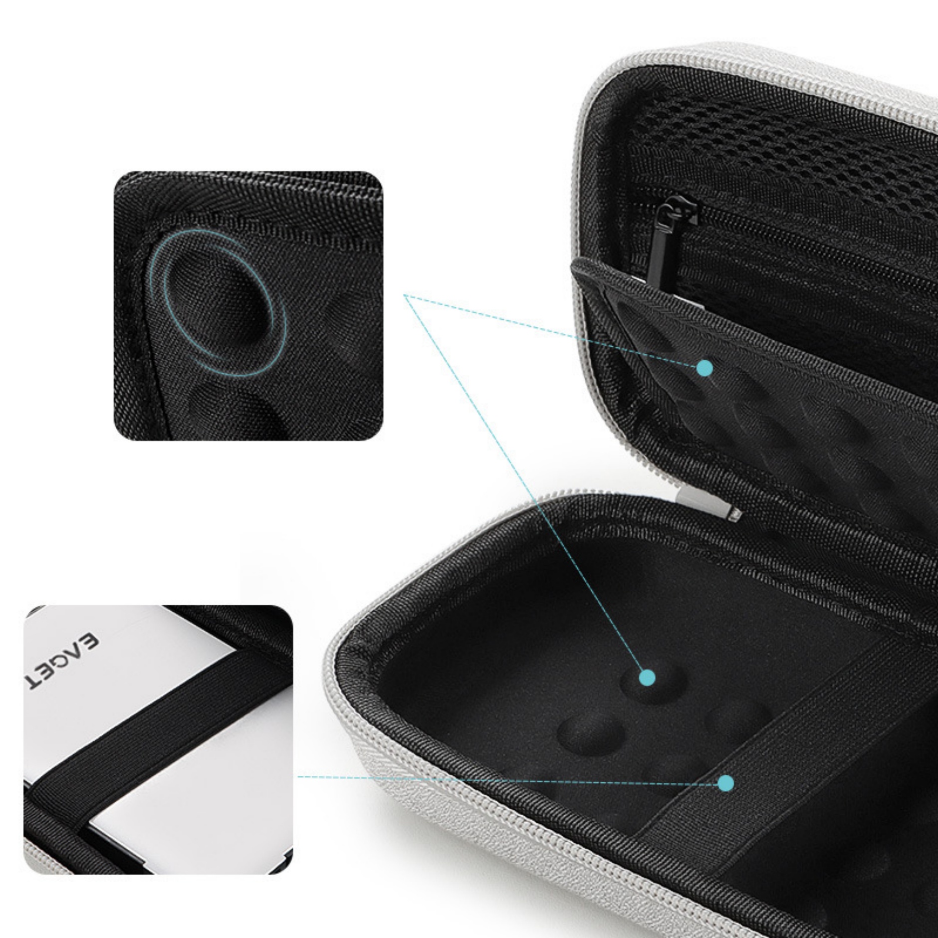Large Shockproof Electronic Accessories Organizer Bag 5