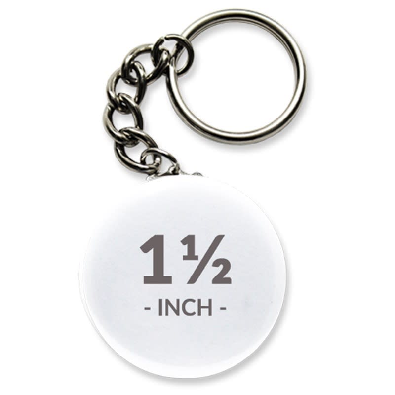 1 1/2 Inch Round Key Chain Buttons 1