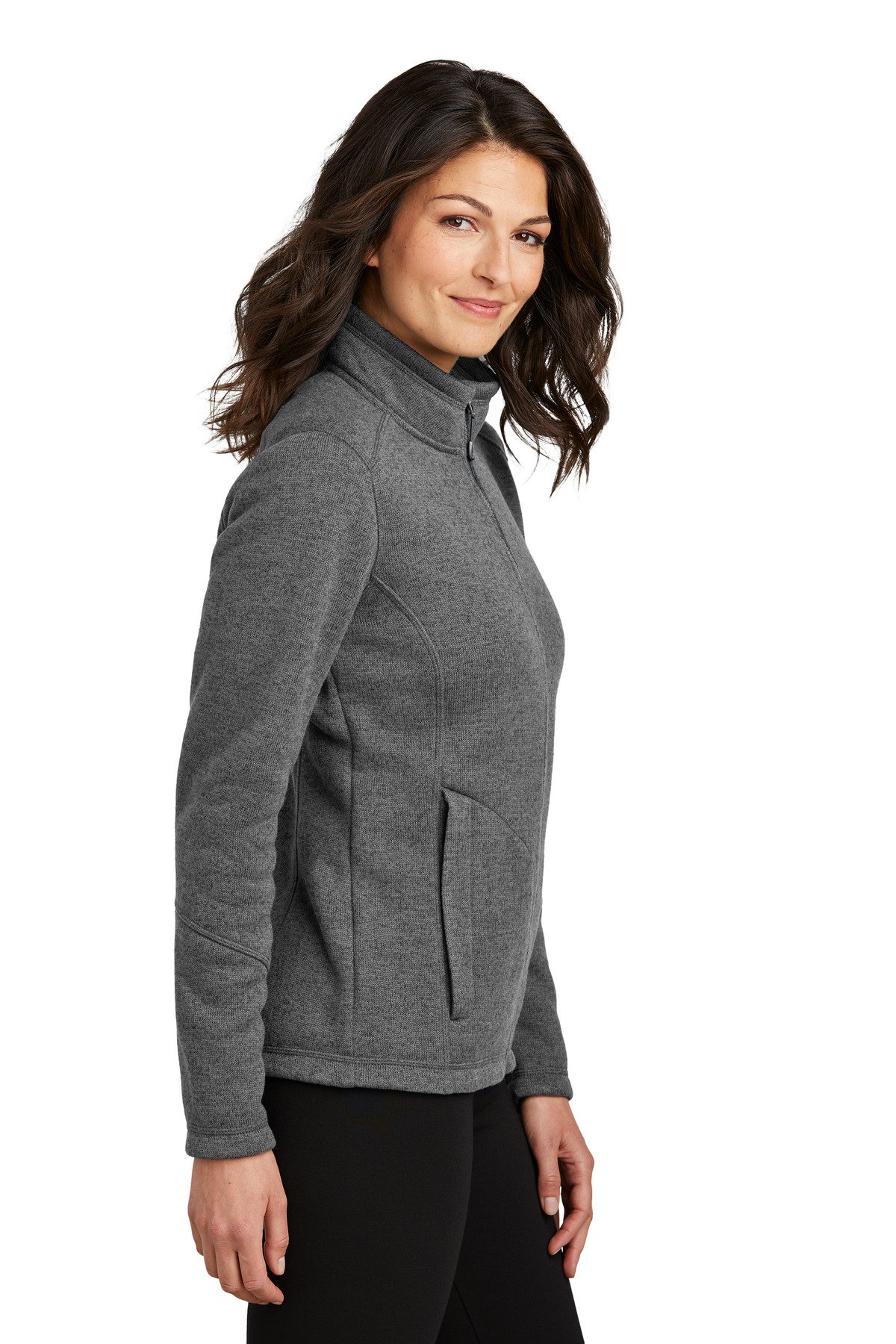 Port Authority® Women's Arc Sweater Fleece Jacket 9