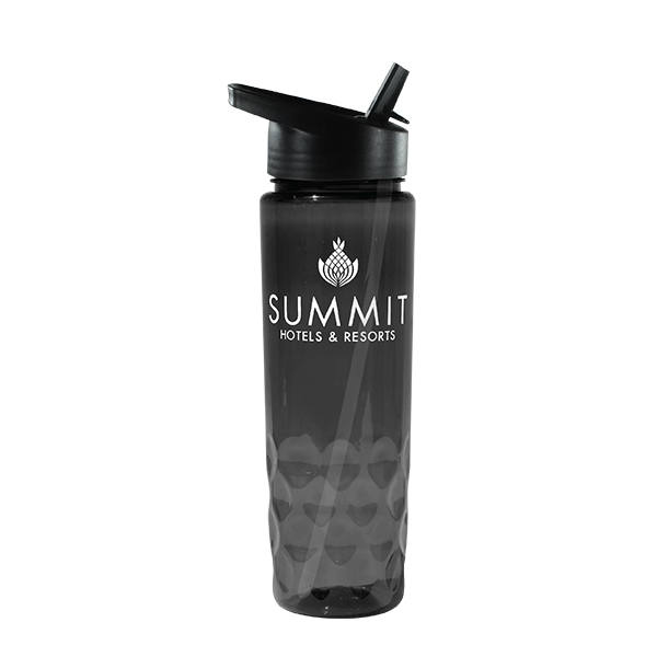 24 oz. Poly-Saver PET Bottle with Straw Cap 3