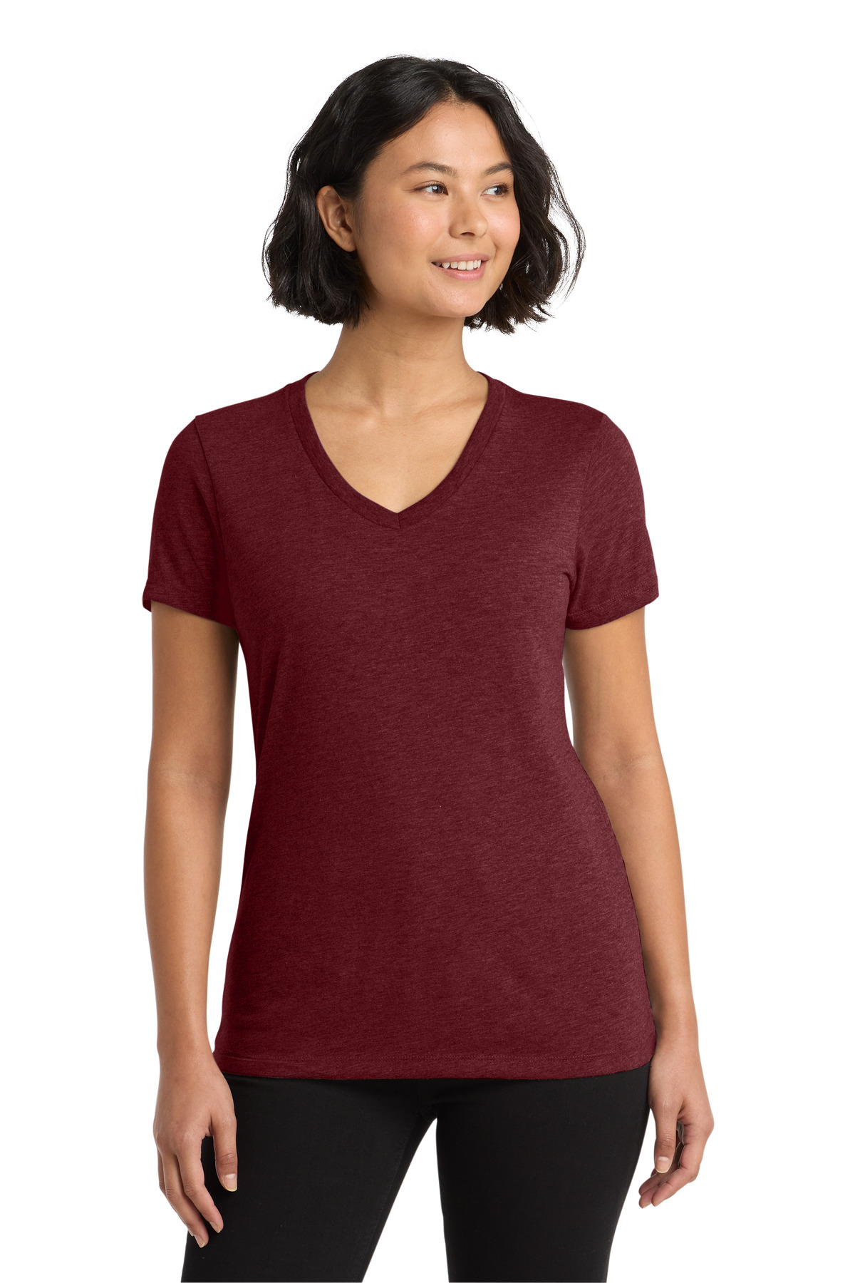 Allmade Women's Tri-Blend V-Neck Tee AL2018 5
