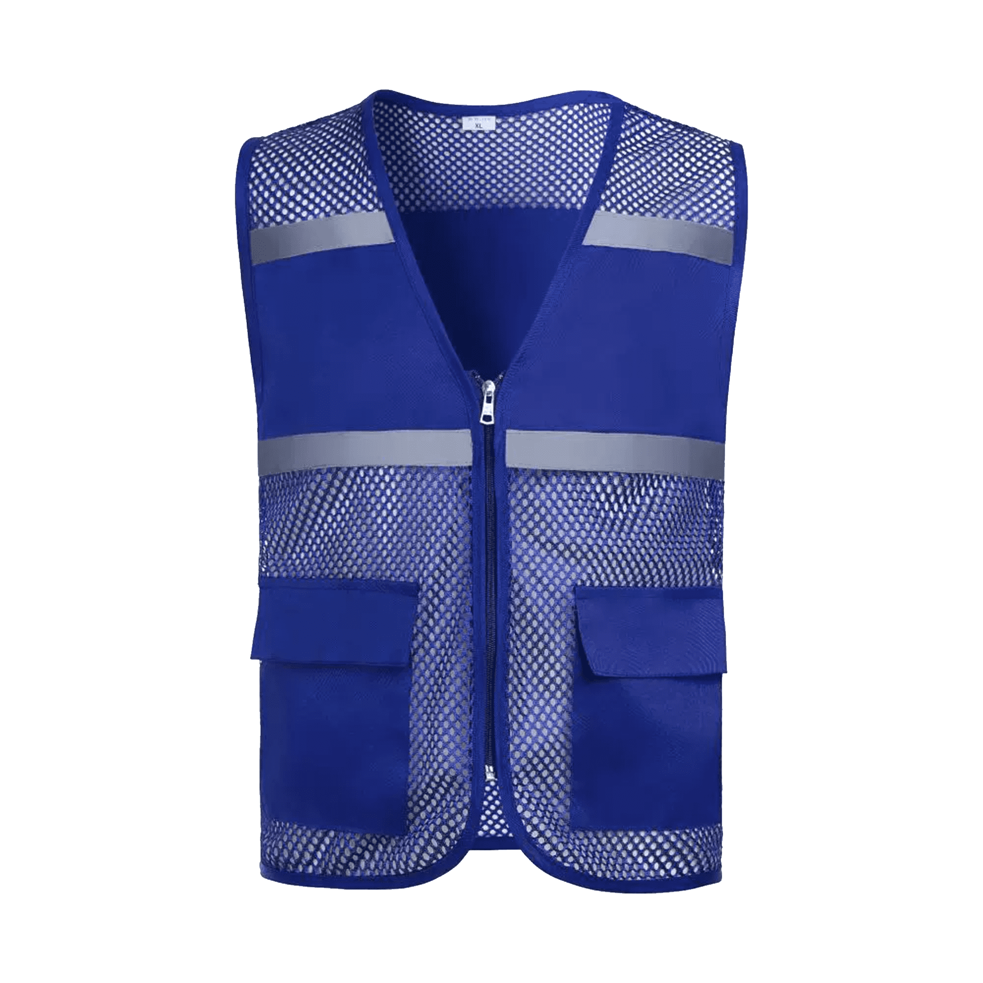 Pockets and Zipper Reflective Safety Vest 9