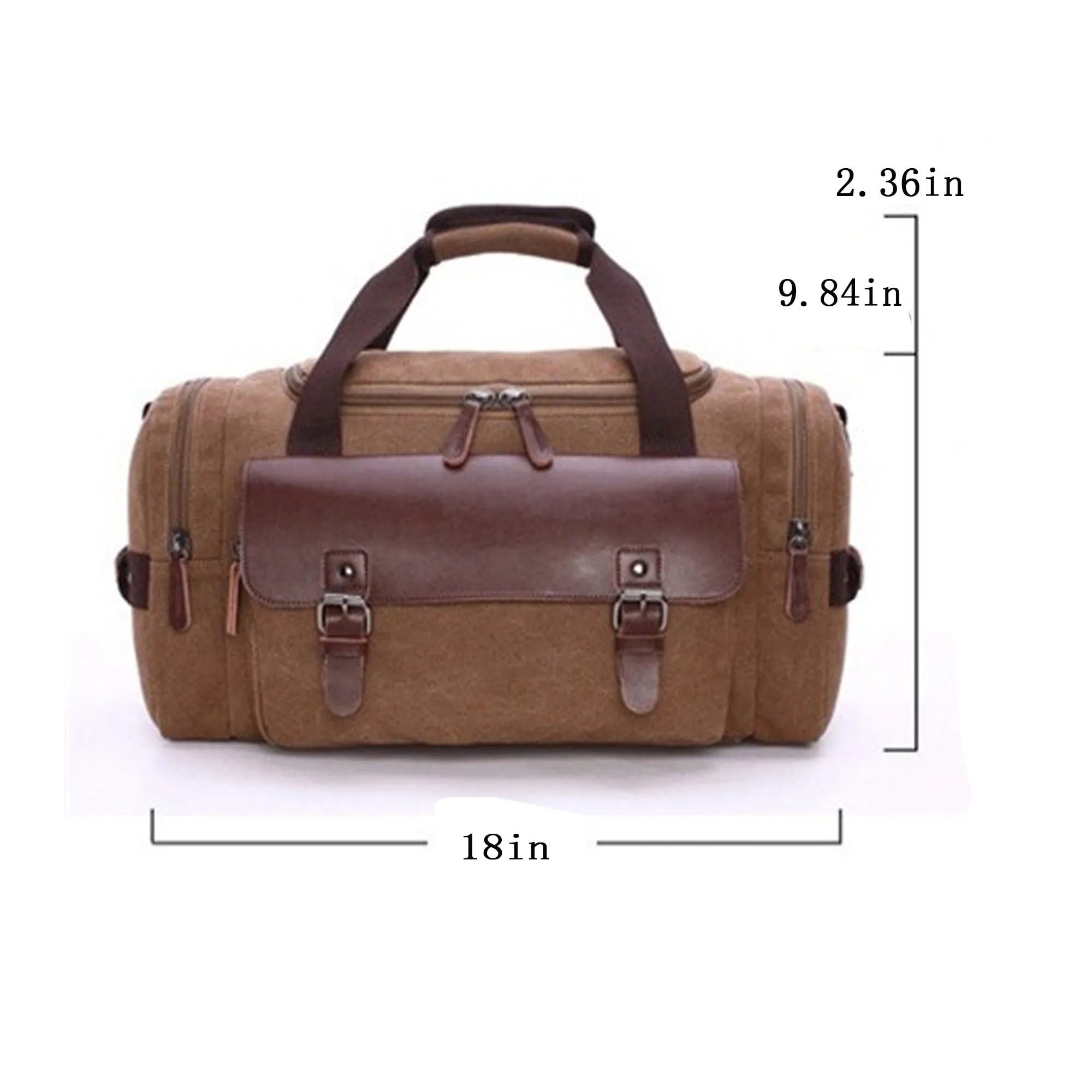 Vintage Canvas Large Travel Bag 2
