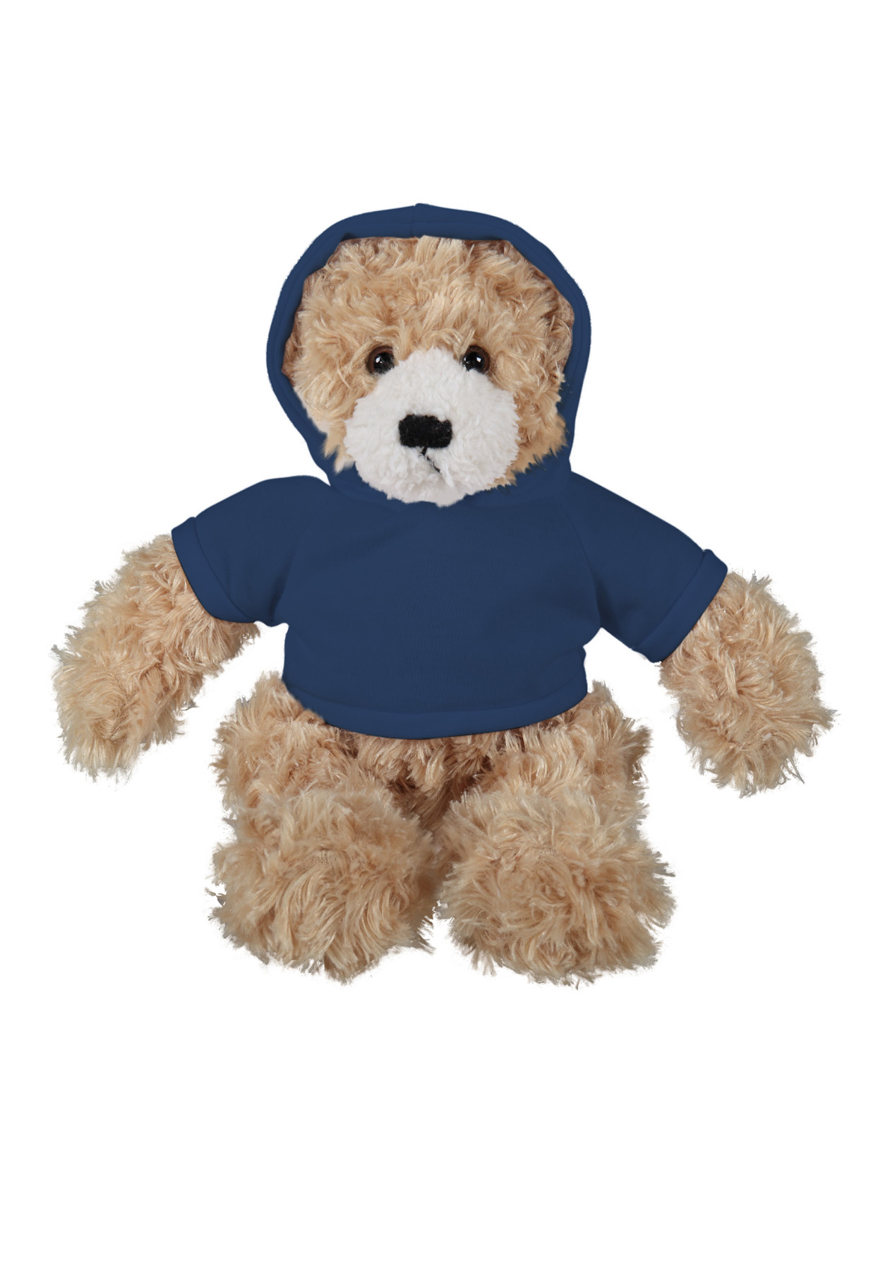 soft plush Beige Brandon Bear  with hoodie 15