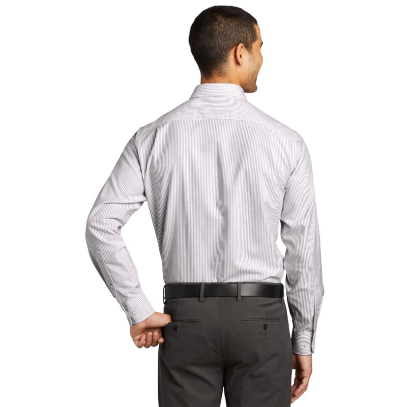 Port Authority SuperPro Oxford Stripe Shirt. 3