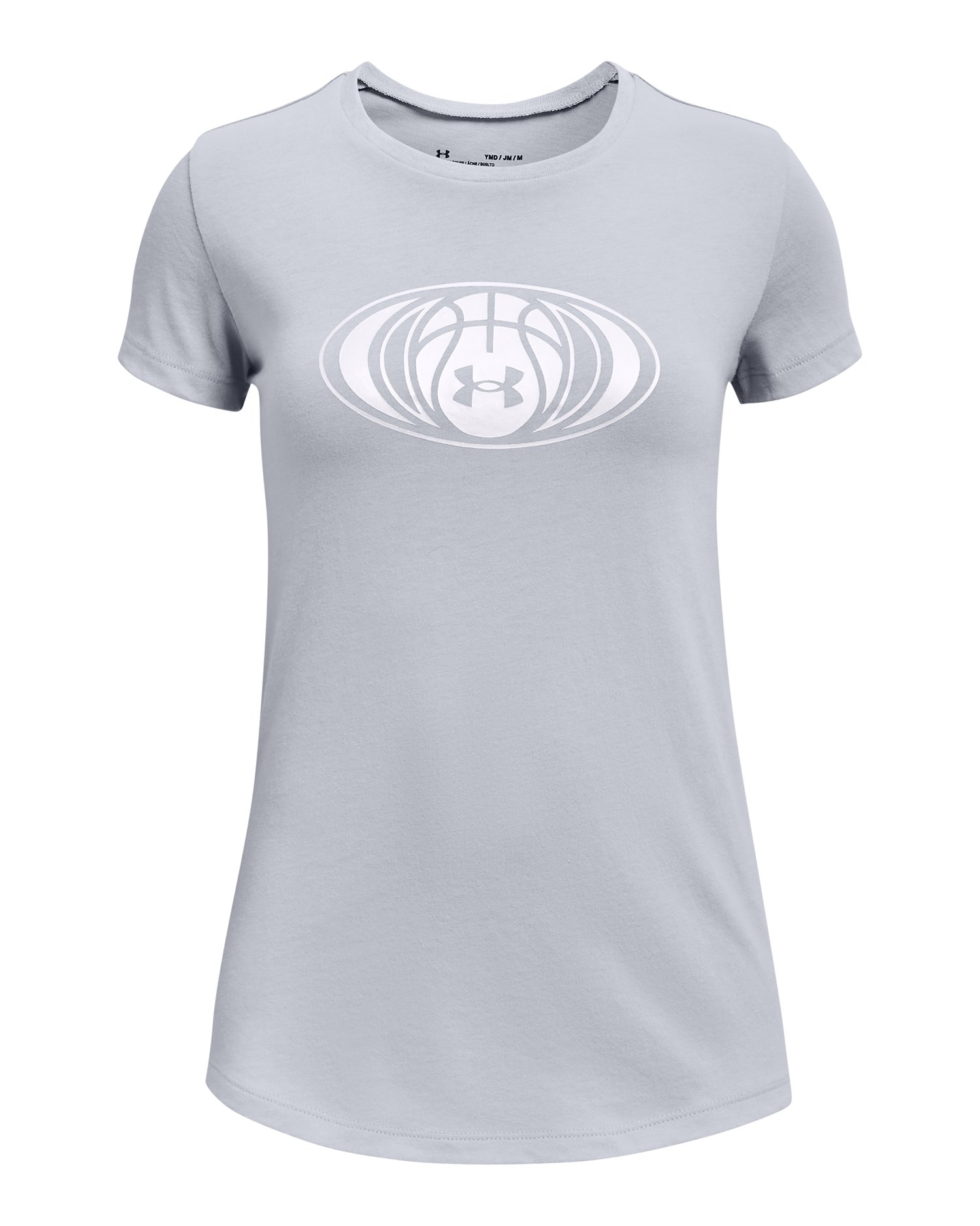 Girls' UA Basketball Logo Short Sleeve 2