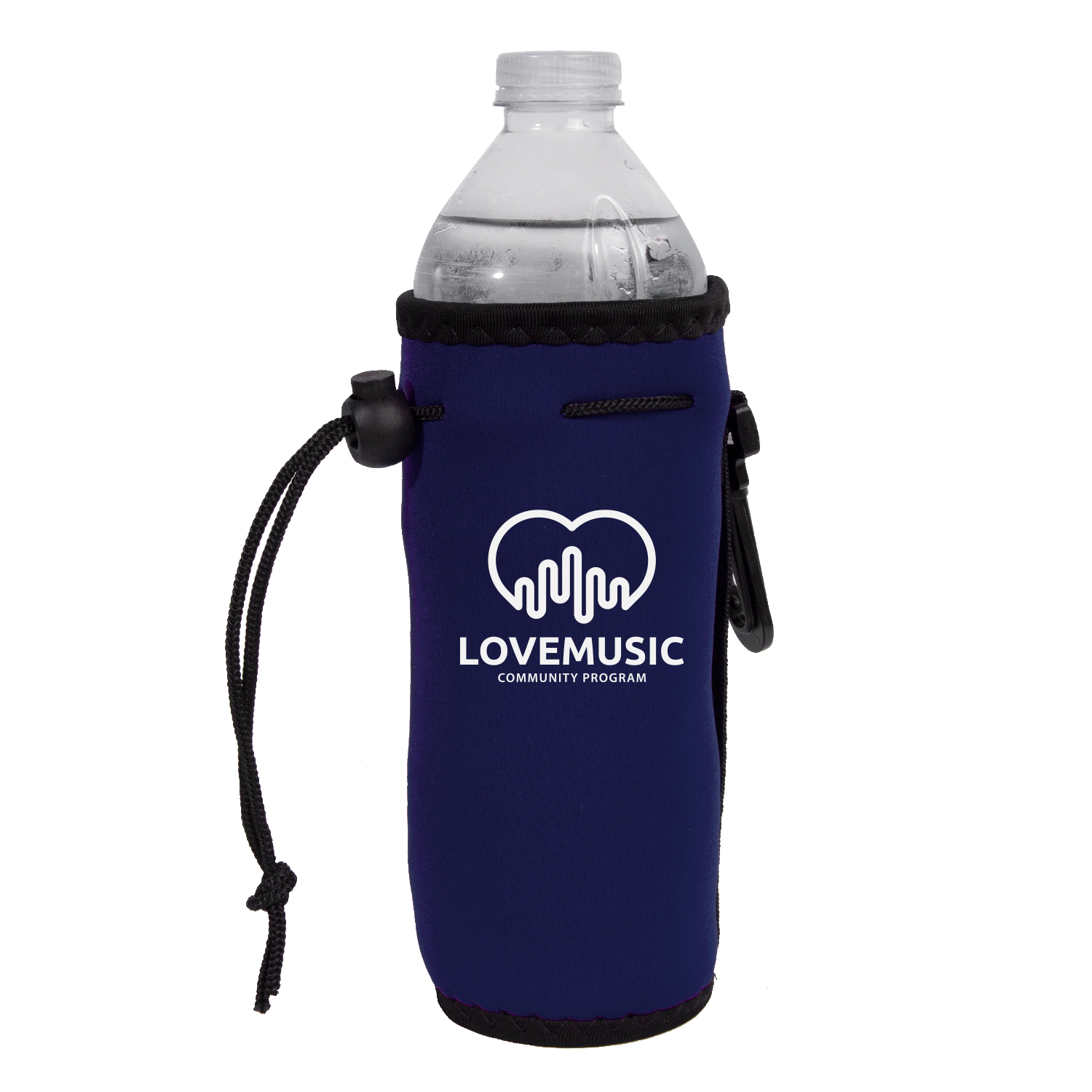 Neoprene Drawstring Bottle Cooler (1 Color Imprint) 1