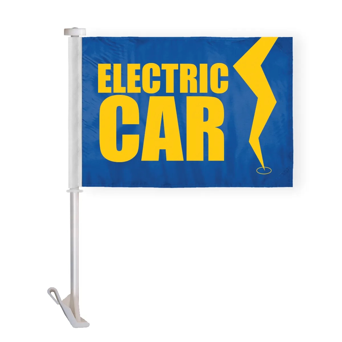 10.5" x 15" Advertising Car Flag - wPoly 1 Ply 5