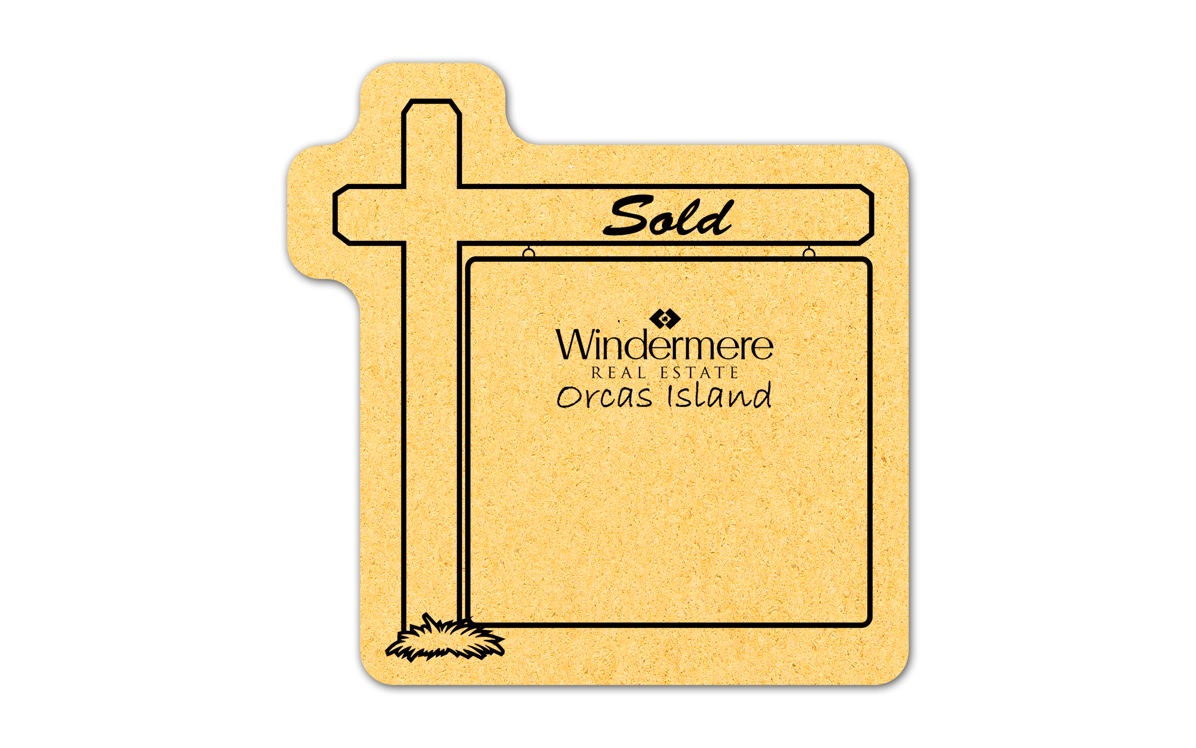 Real Estate Sign Compressed Sponge 9