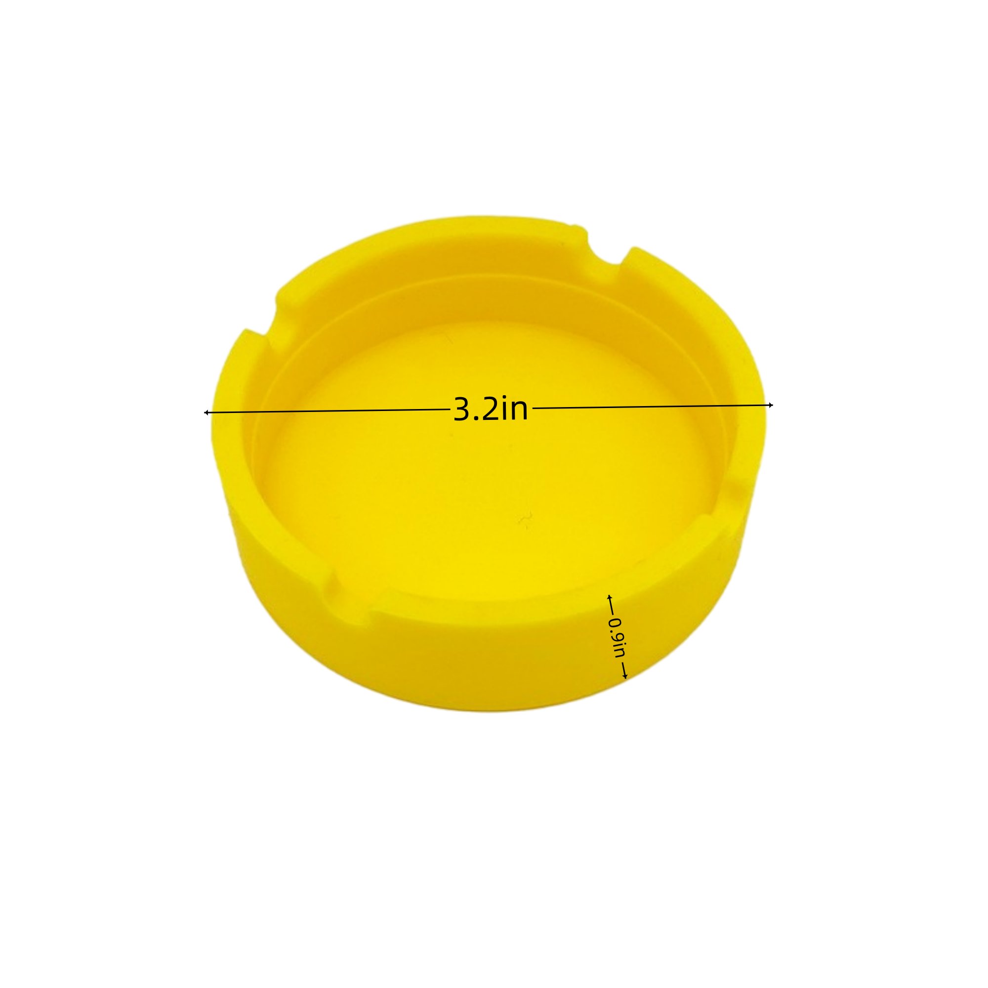 Custom Silicone Ashtray Round 3