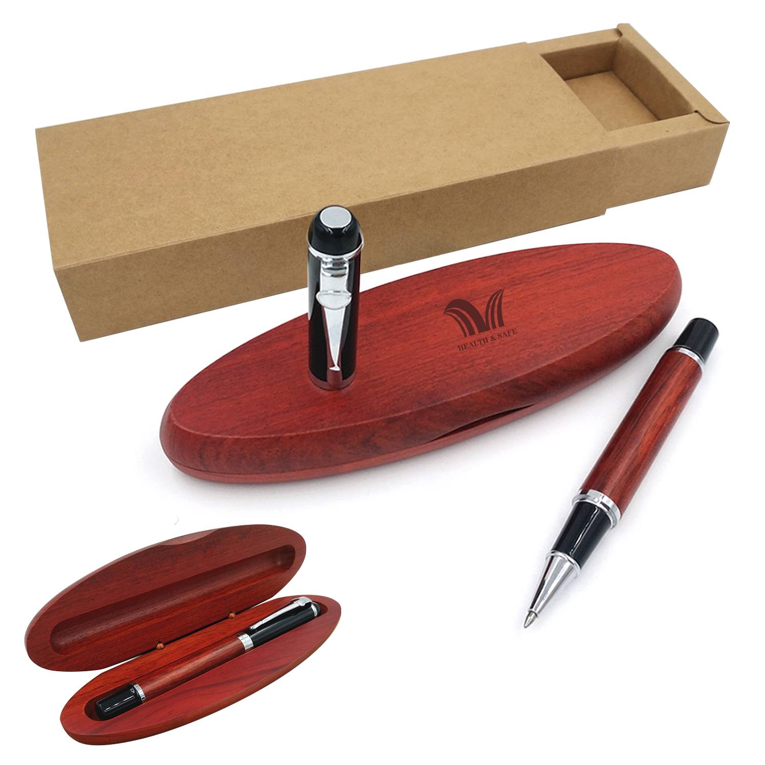 Wooden Pen Set 4