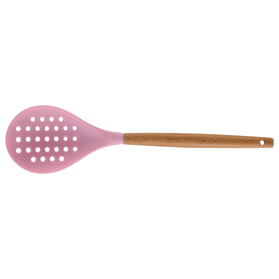 Silicone Cooking Or Serving Utensil With Wooden Handle 5