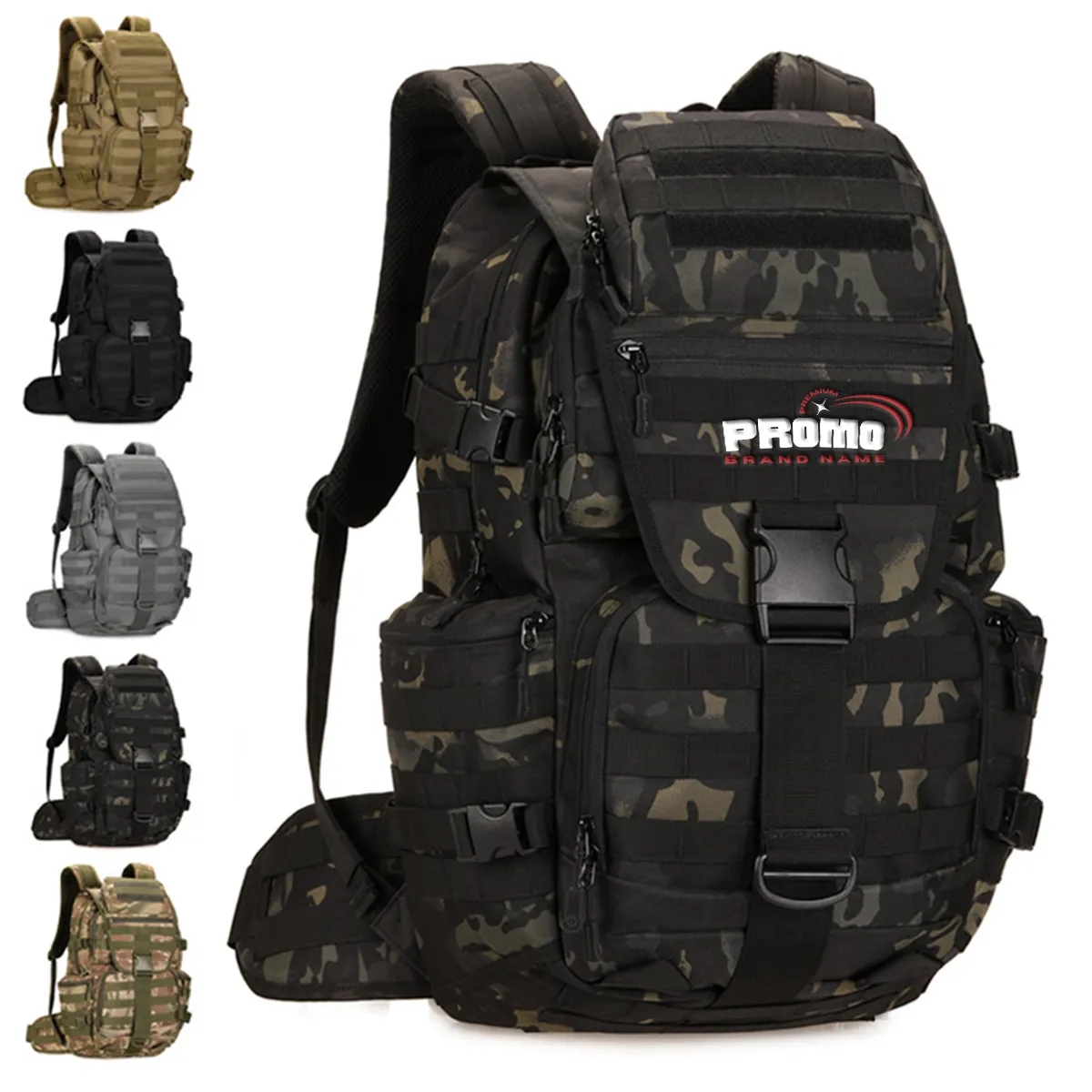 50L Tactical Backpack Military Traval Laptop Out Hiking Bag 2