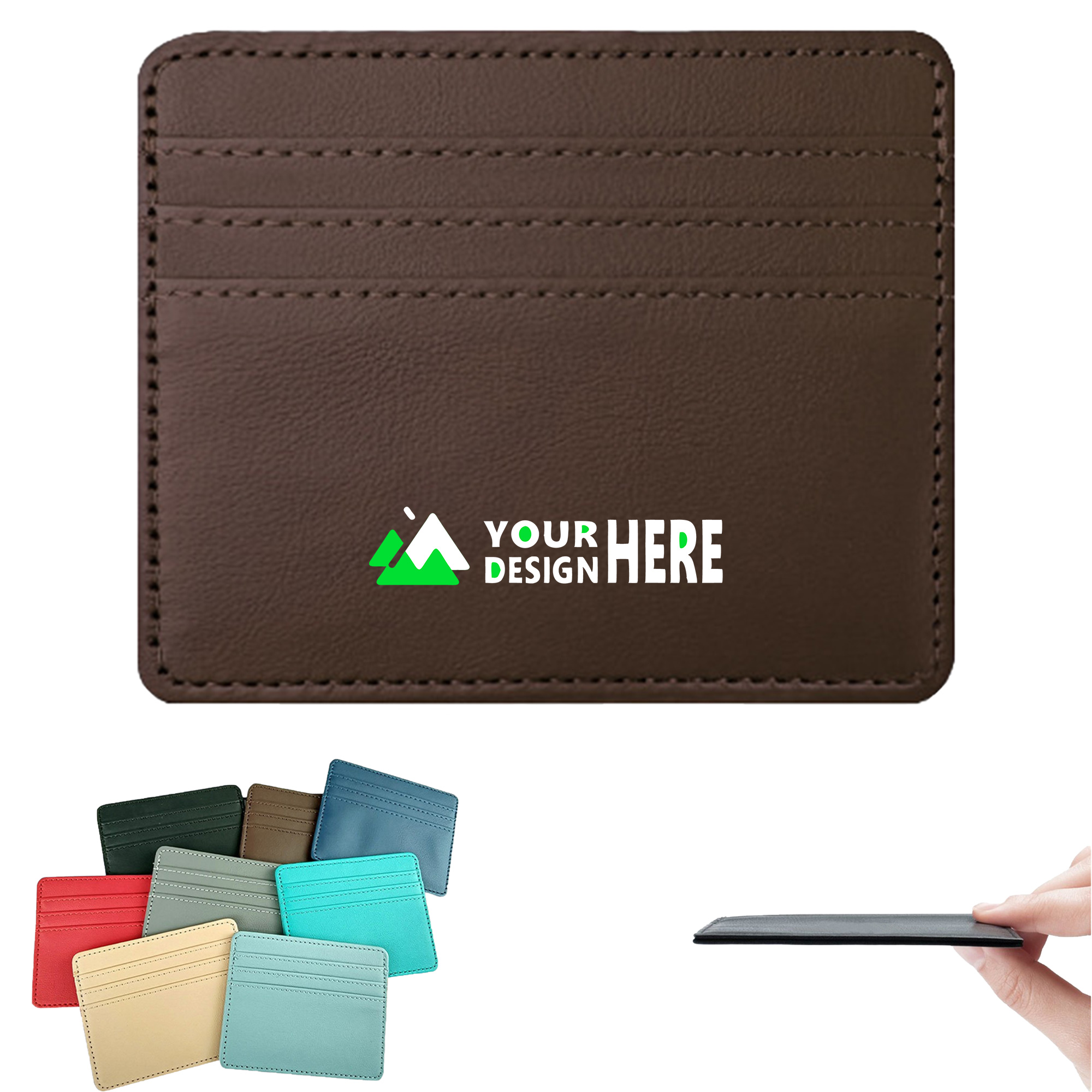 Pu Leather Portable Credit Card Holder Coin Purse 2