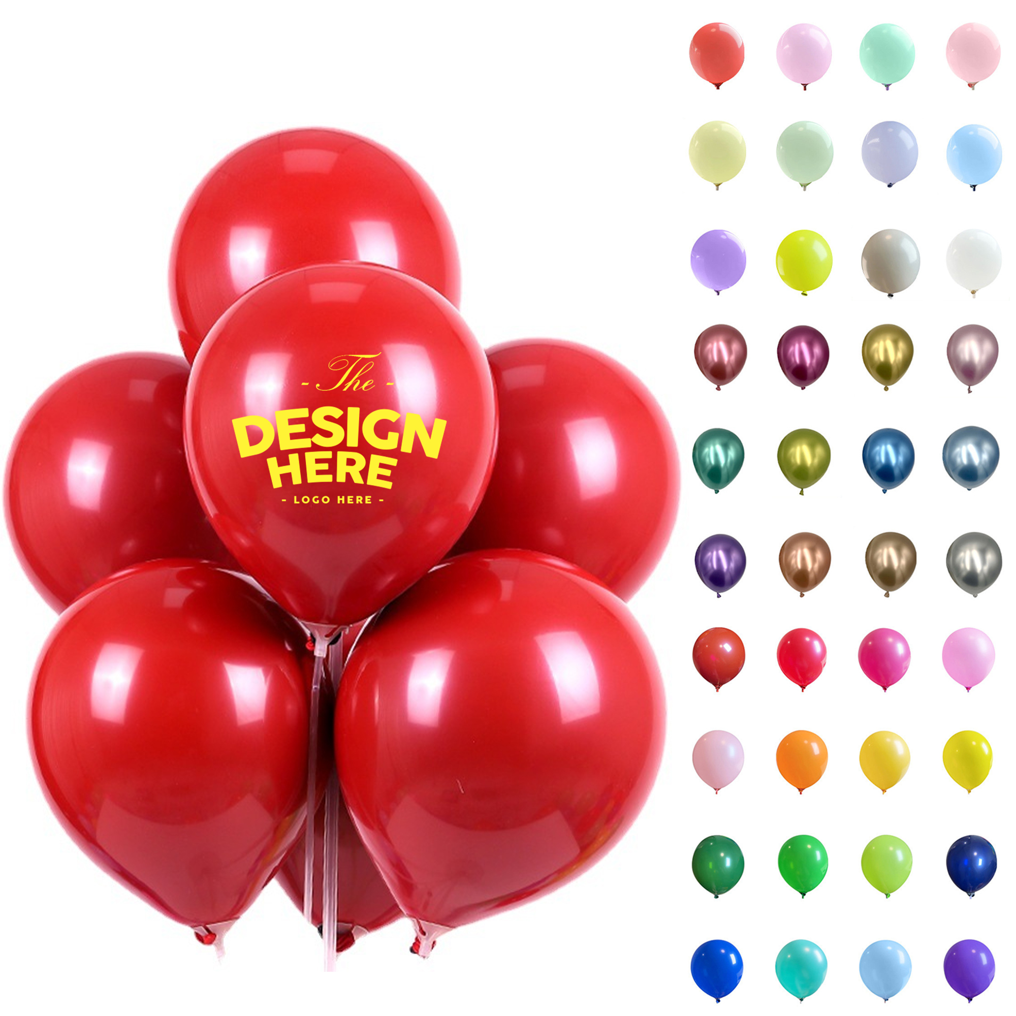 10" Custom Decorative Latex Balloons 2