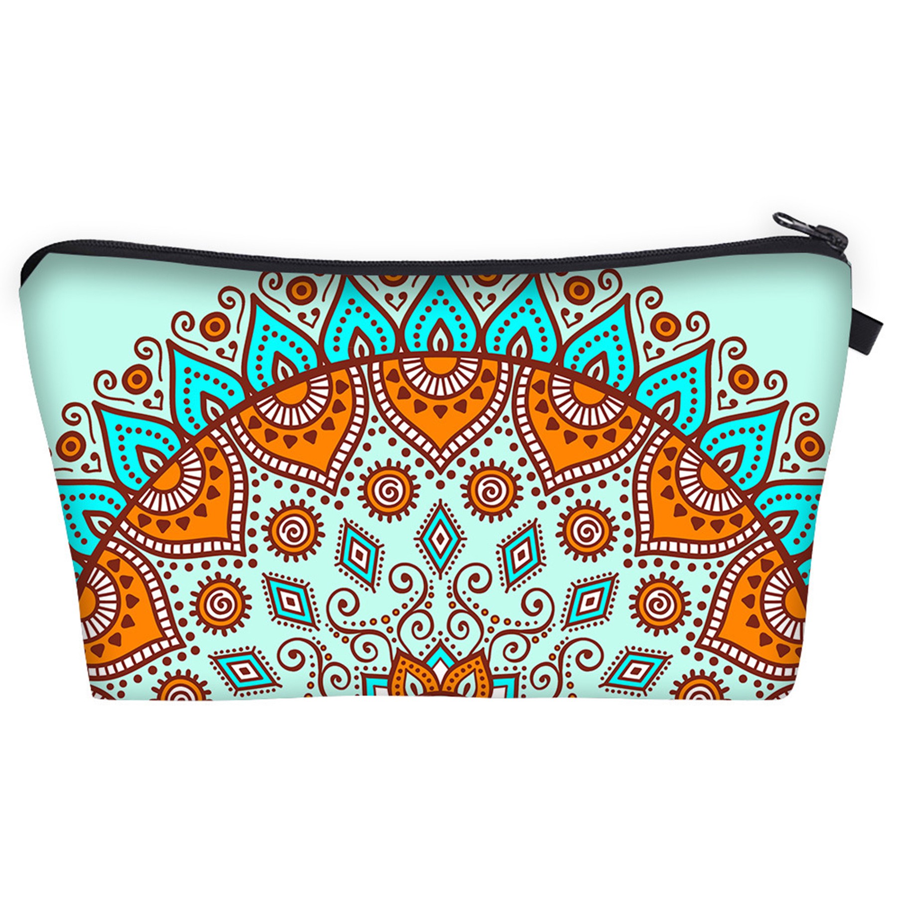 Digital Print Clutch Mandala Makeup Bag 12