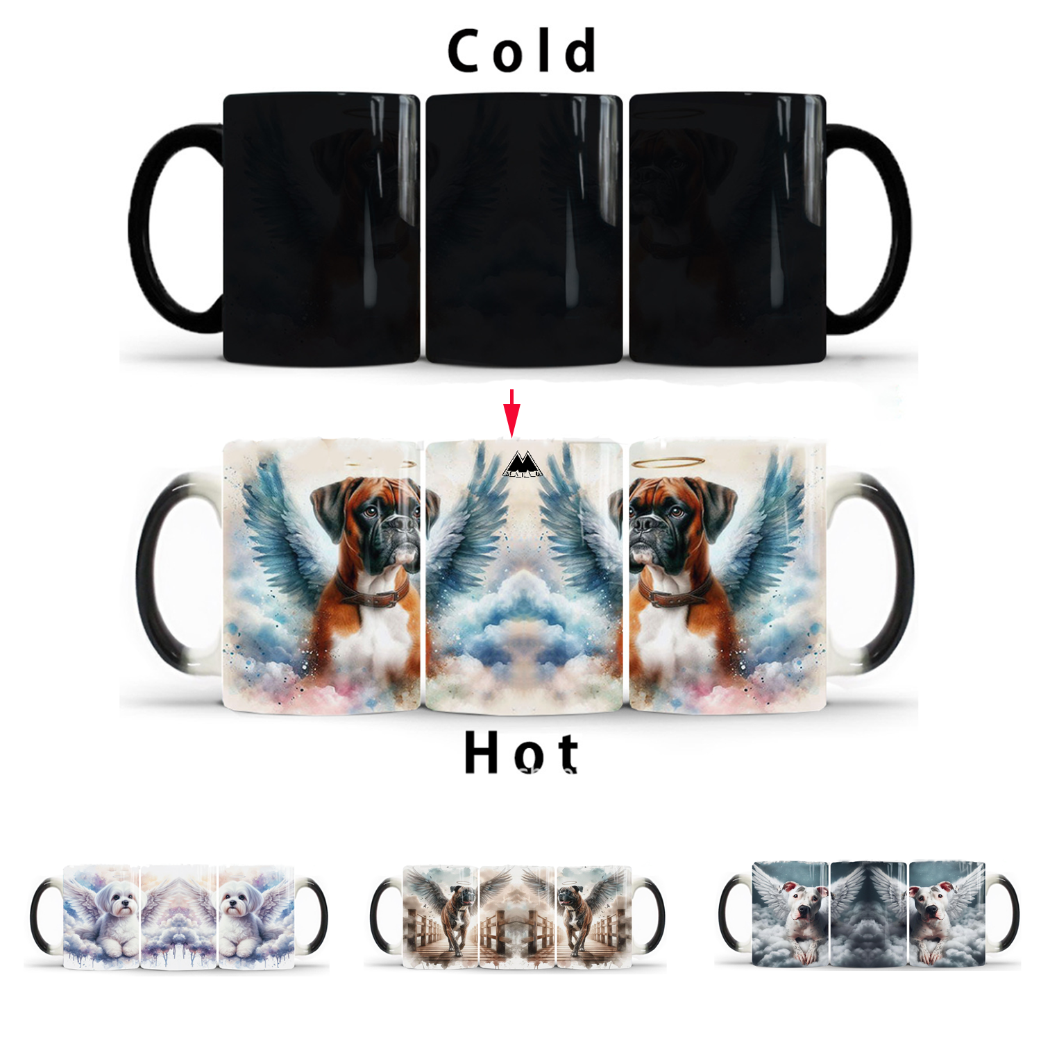 10-13.5Oz Ceramic Color Changing Magic Mug
