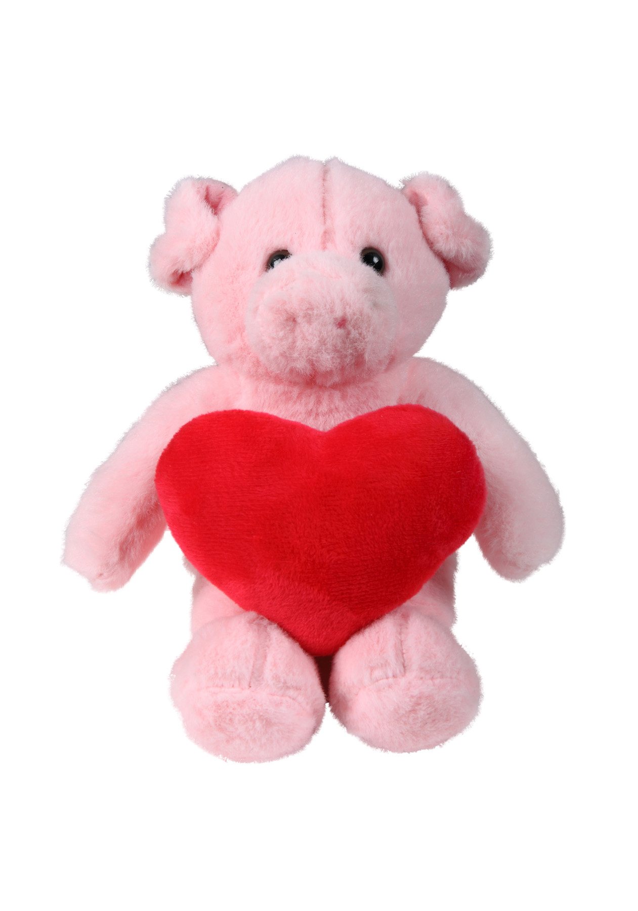 soft plush Pig with heart