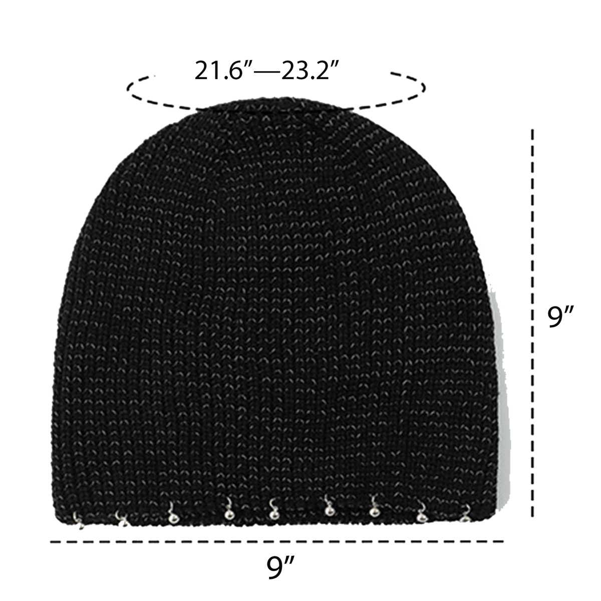 Chill Beaded Beanie Cold Weather Skull Cap 2