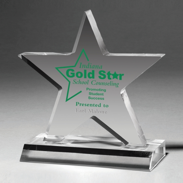 Large Star Award - Screen Printed 2