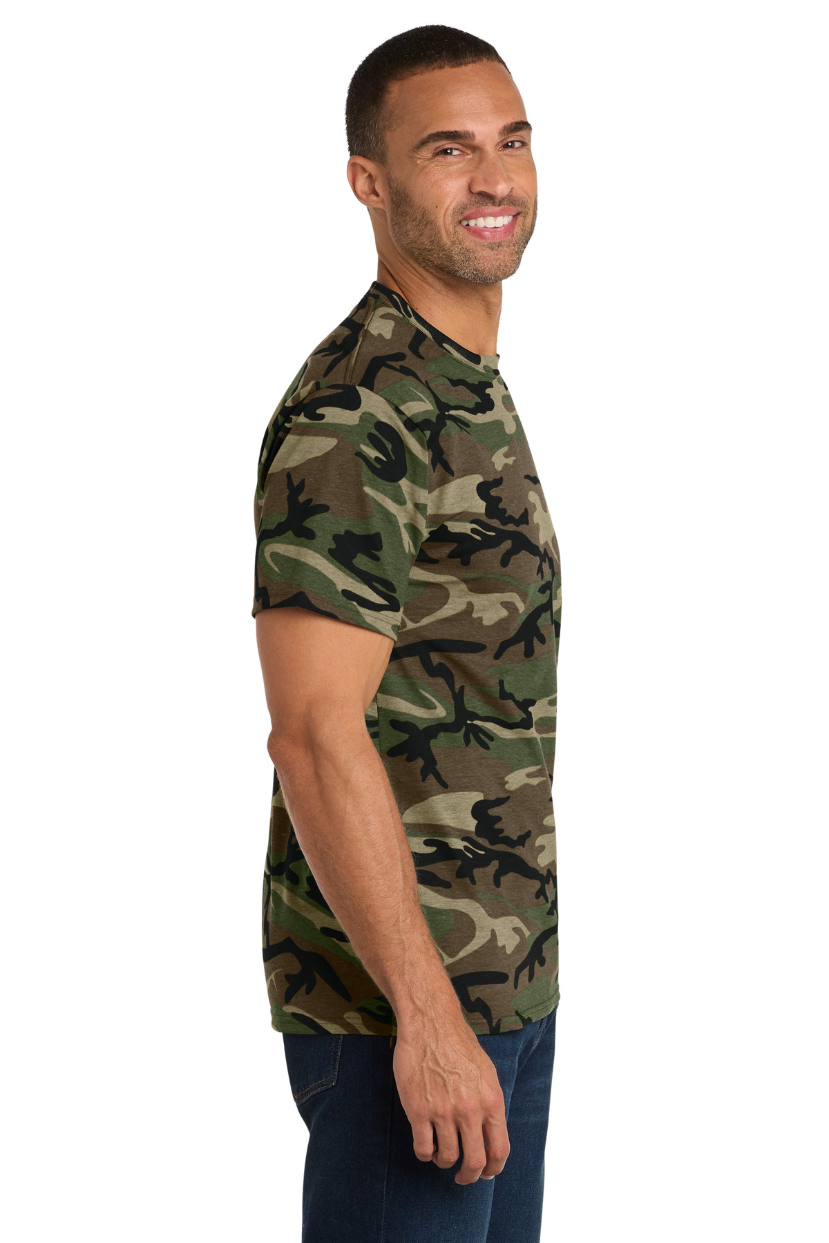 Port & Co Core Cotton Camo Tee. PC54C 41
