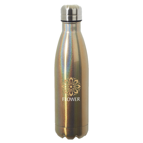 Stainless Steel Prismatic Water Bottle - Double Wall Vacuum Insu 8