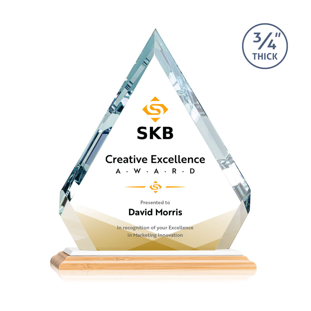 Apex VividPrint™ Award - Bamboo/White 3