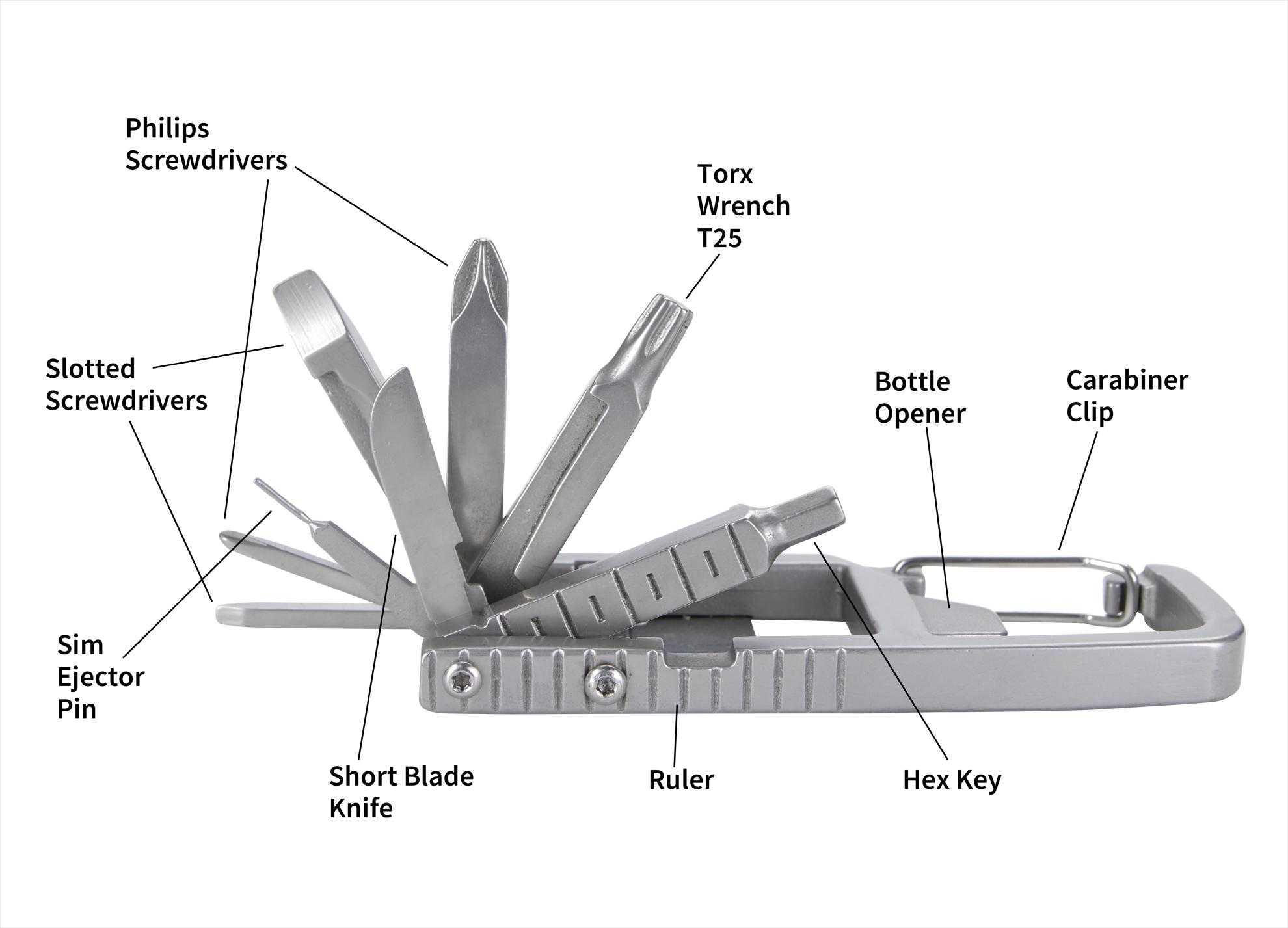11-in-1 Carabiner Tool Kit 3