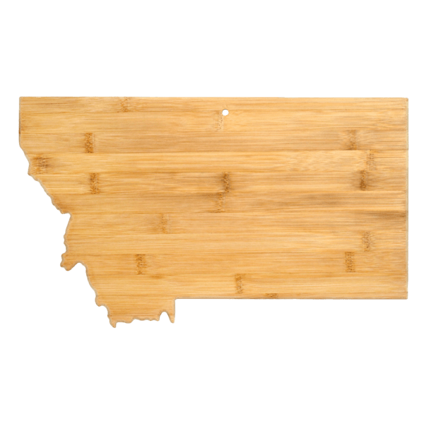 U.S. State Shaped Bamboo Cutting and Serving Boards 75