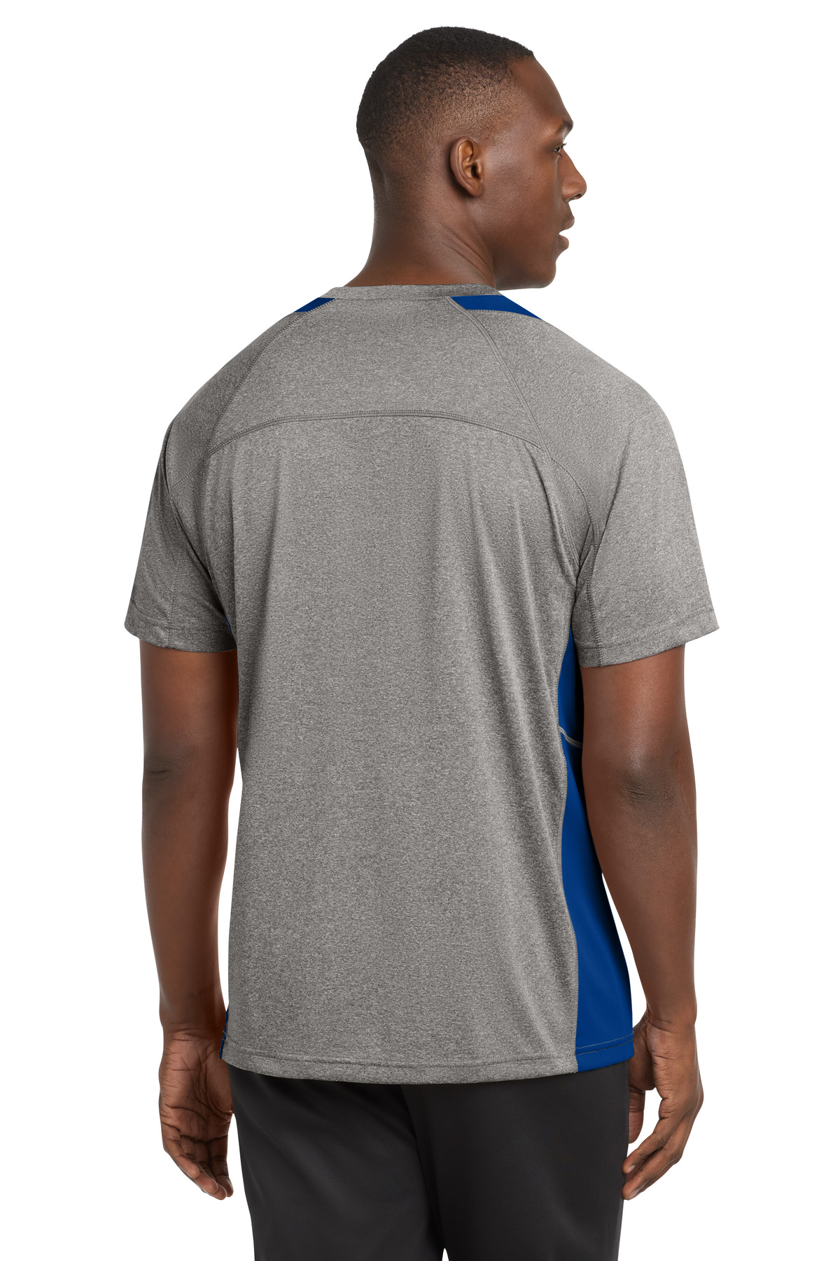 Sport-Tek Heather Colorblock Contender Tee. ST361 46