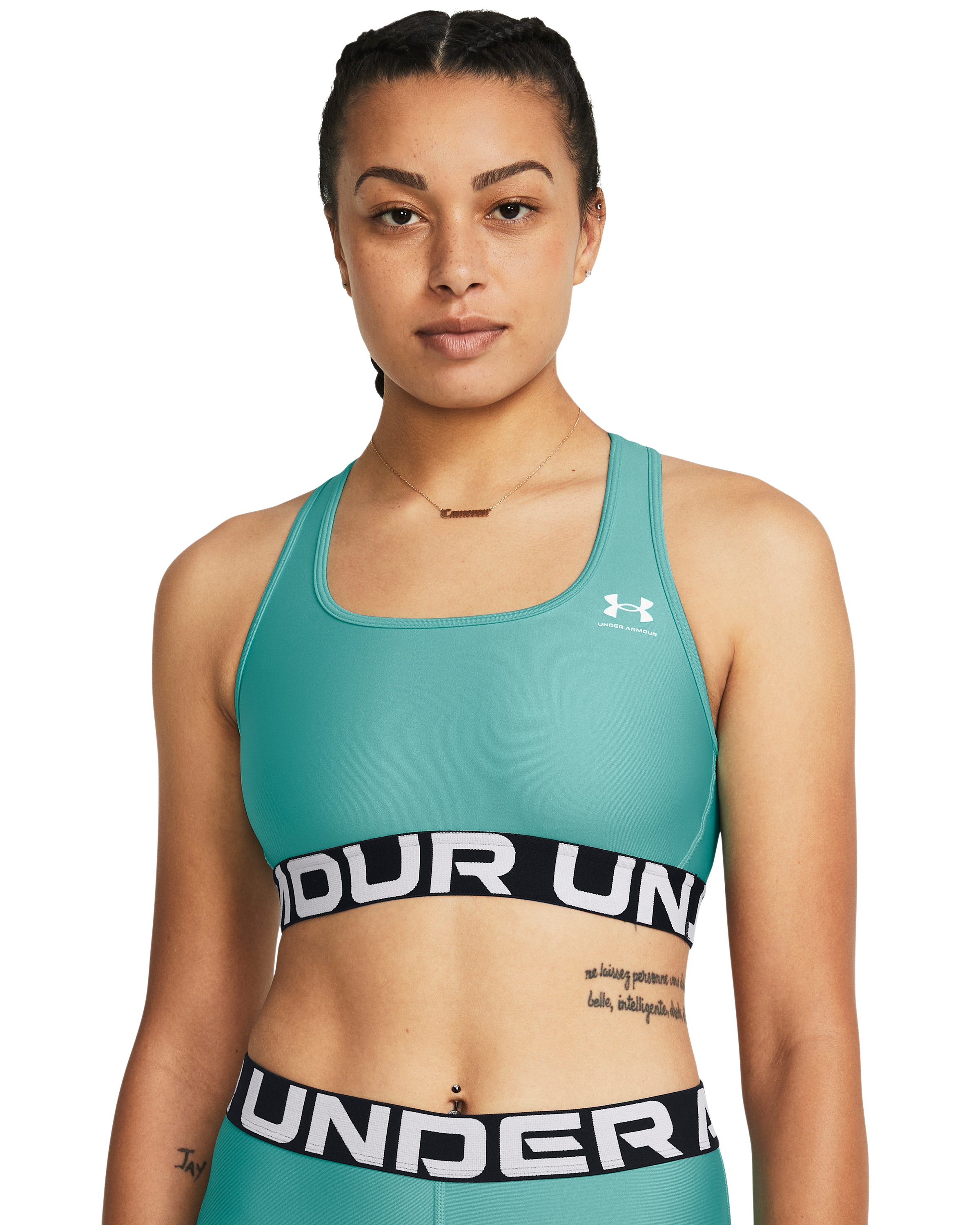 HeatGear Mid Branded Women's Sports Bra 13
