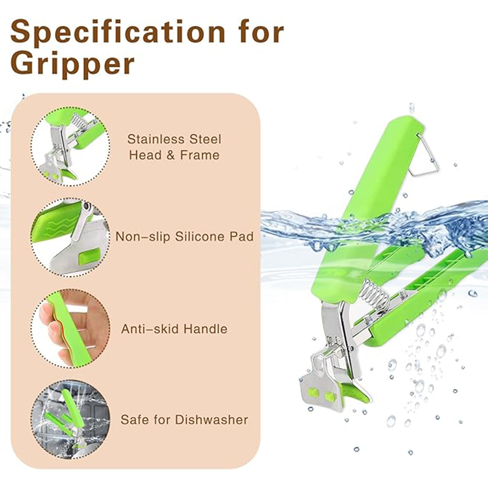 PP Anti-Scalding Bowl Plate Dish Gripper 3