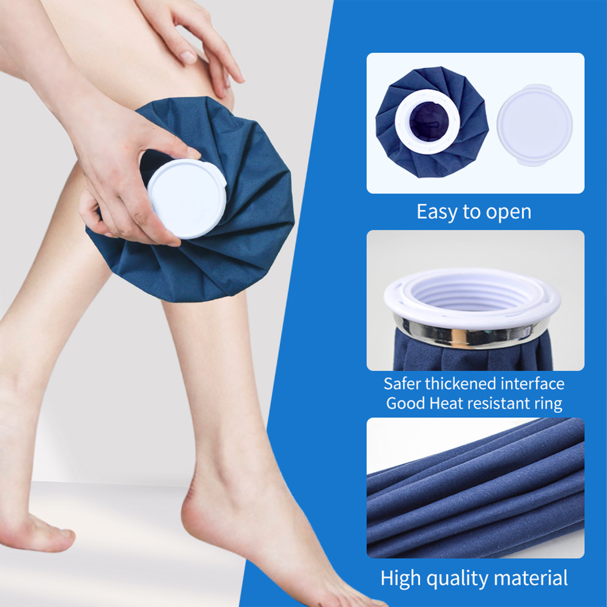 Polyester Minimally Designed Water Refillable Ice Therapy Pack 2